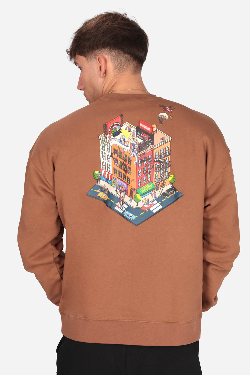 MARRONE | SPRAYGROUND - U SP783G Felpa