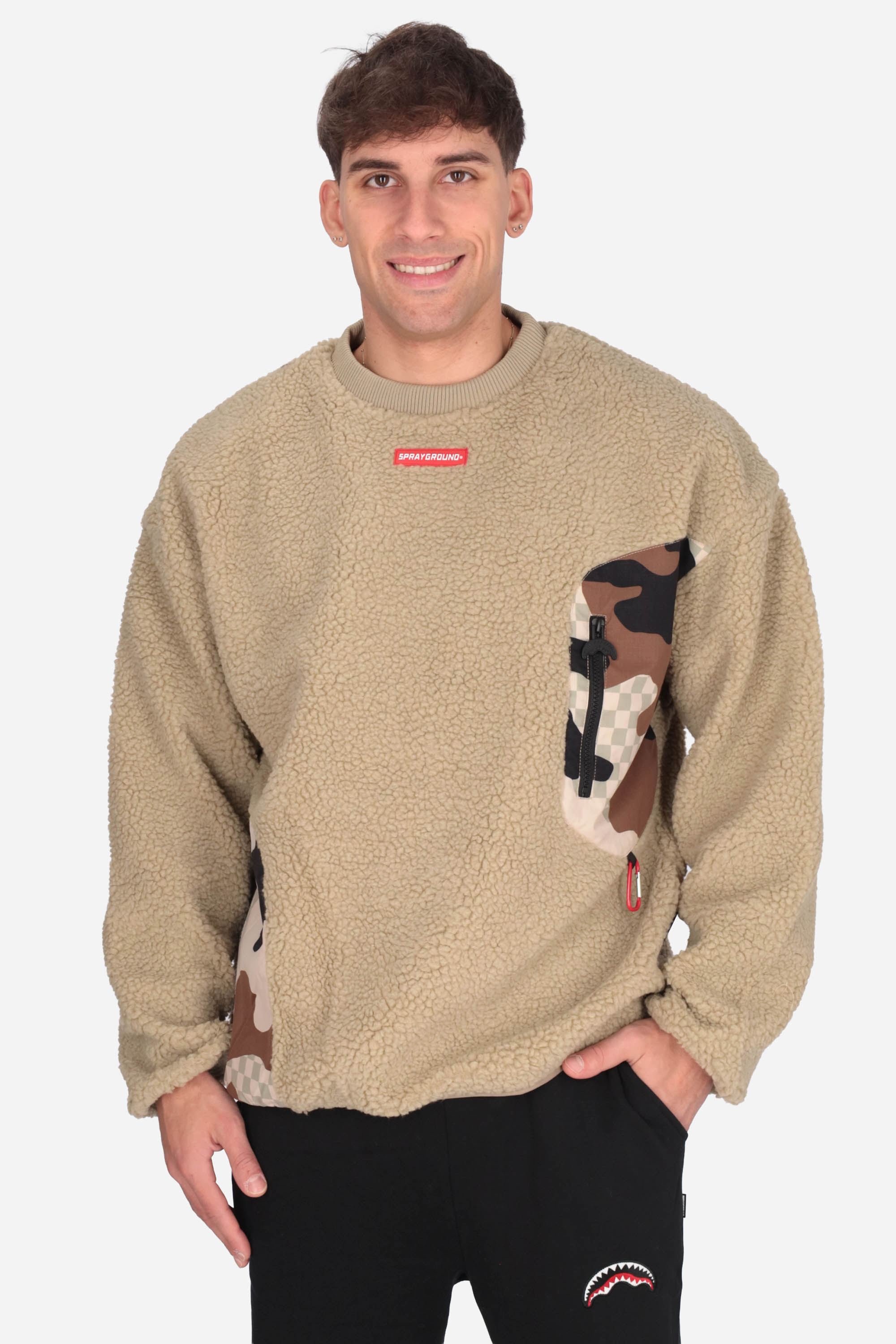 BEIGE | SPRAYGROUND - U SP812 Felpa