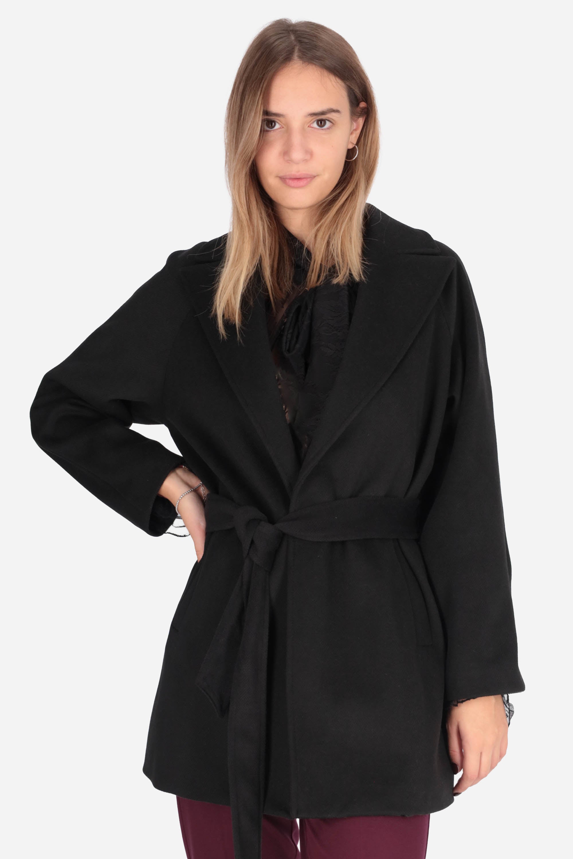 NERO | SPAGO DONNA - D CS12 Cappotto