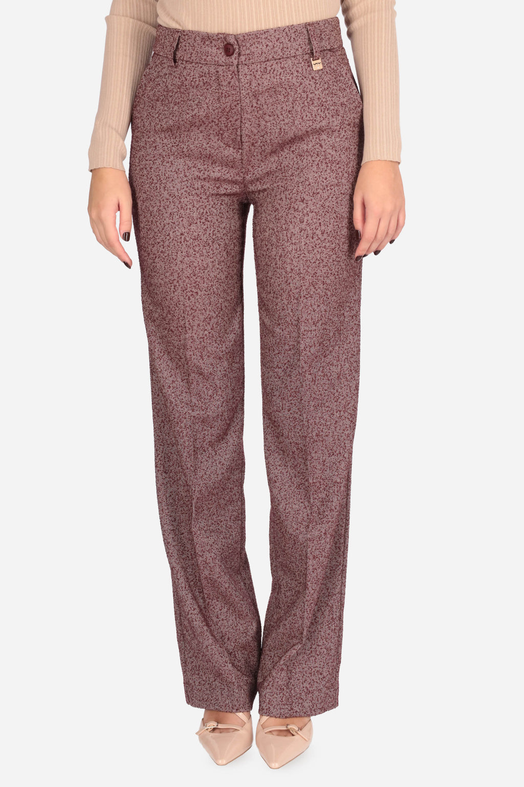 BORDEAUX | MADEMOISELLE DU MONDE - D PA4850 Pantalone