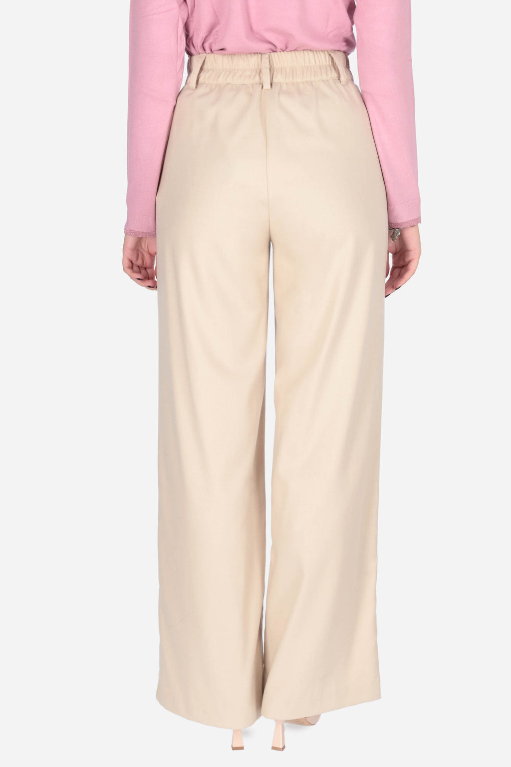 BEIGE | MADEMOISELLE DU MONDE - D MDM217 Pantalone