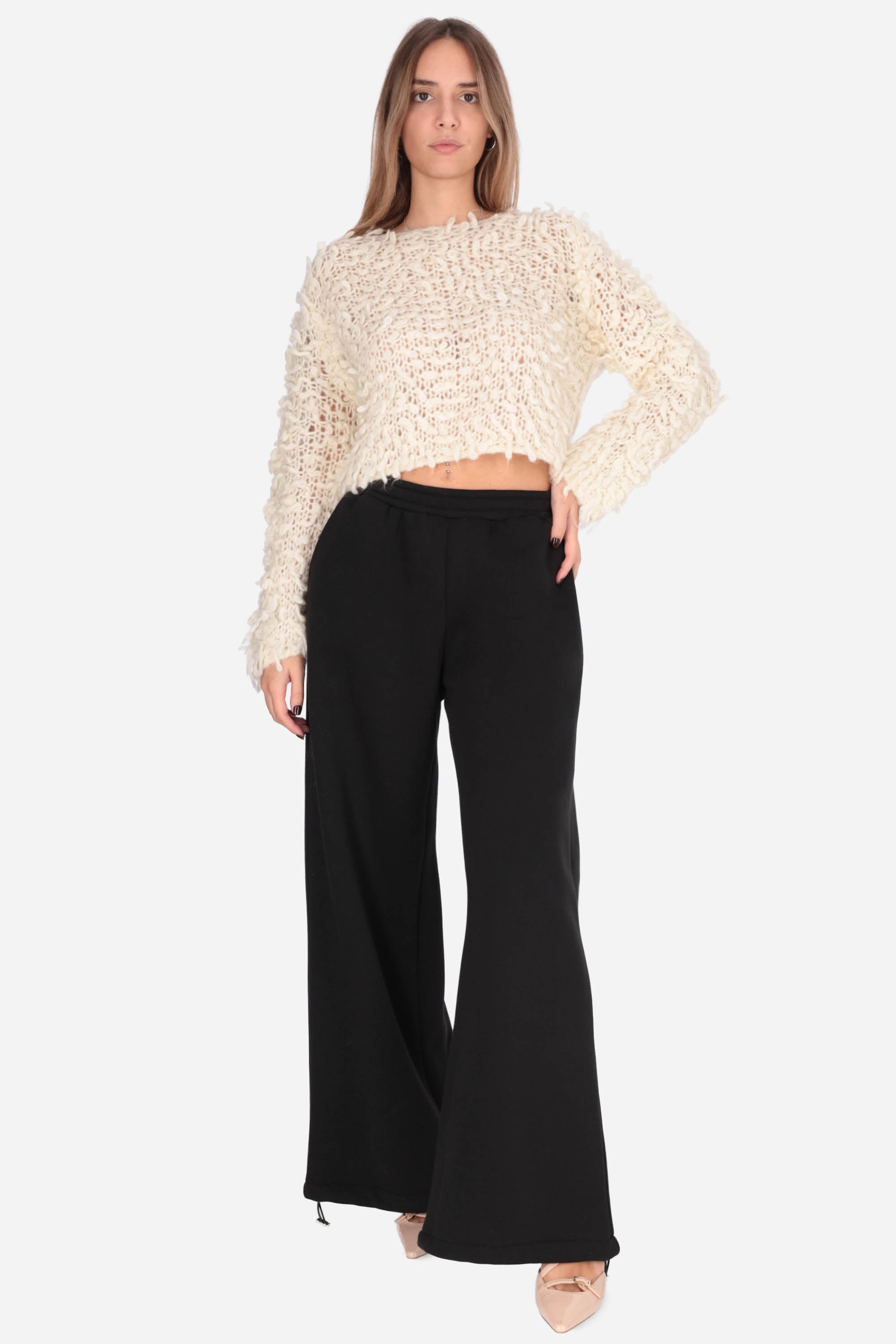 NERO | MADEMOISELLE DU MONDE - D 5037 Pantalone