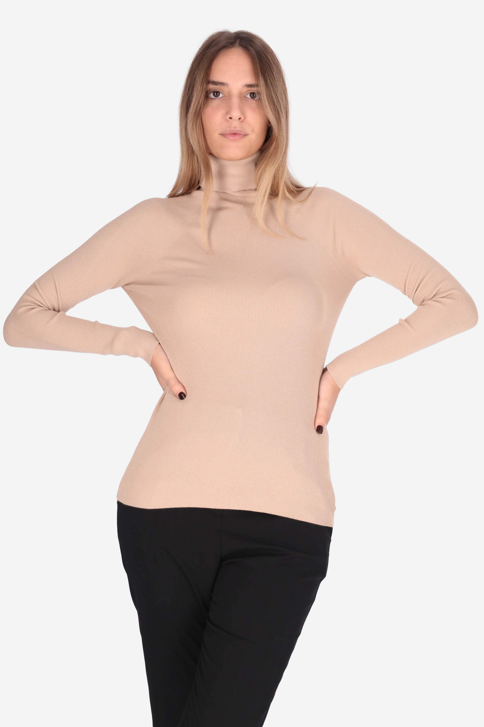 BEIGE | MADEMOISELLE DU MONDE - D 5076 Maglia