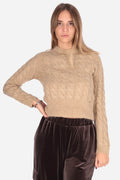 BEIGE | MADEMOISELLE DU MONDE - D 5083 Maglia