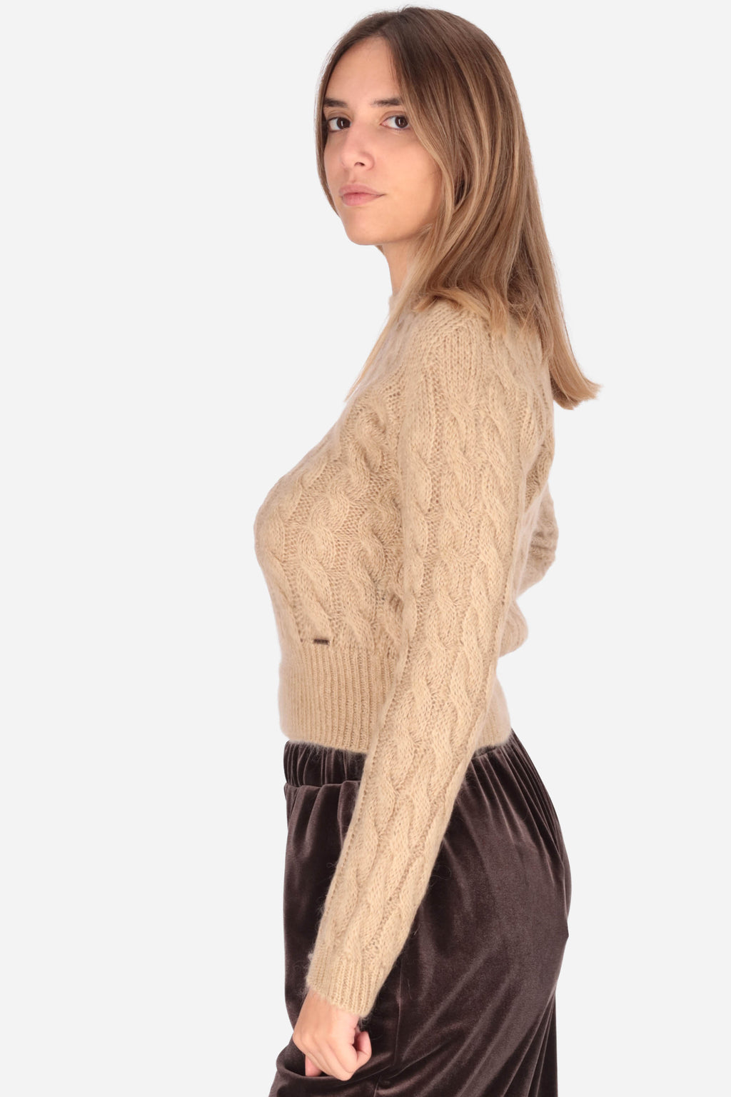 BEIGE | MADEMOISELLE DU MONDE - D 5083 Maglia