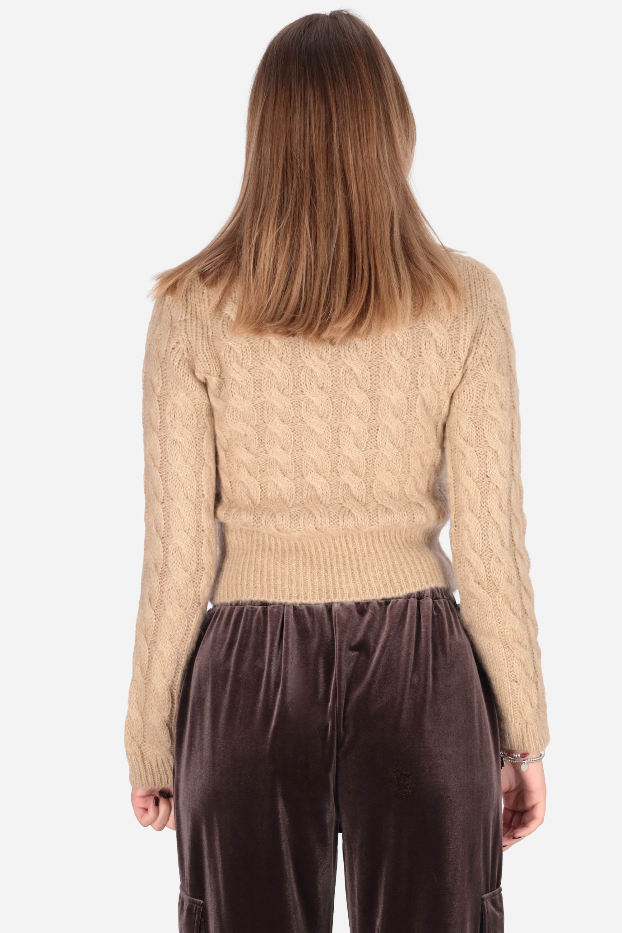BEIGE | MADEMOISELLE DU MONDE - D 5083 Maglia