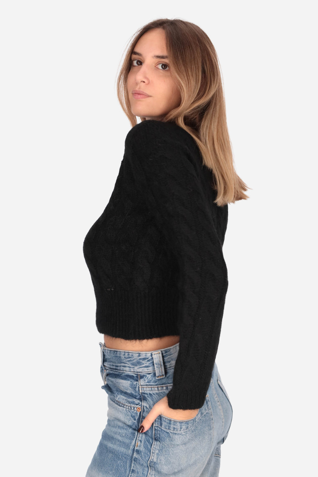 NERO | MADEMOISELLE DU MONDE - D 5083 Maglia
