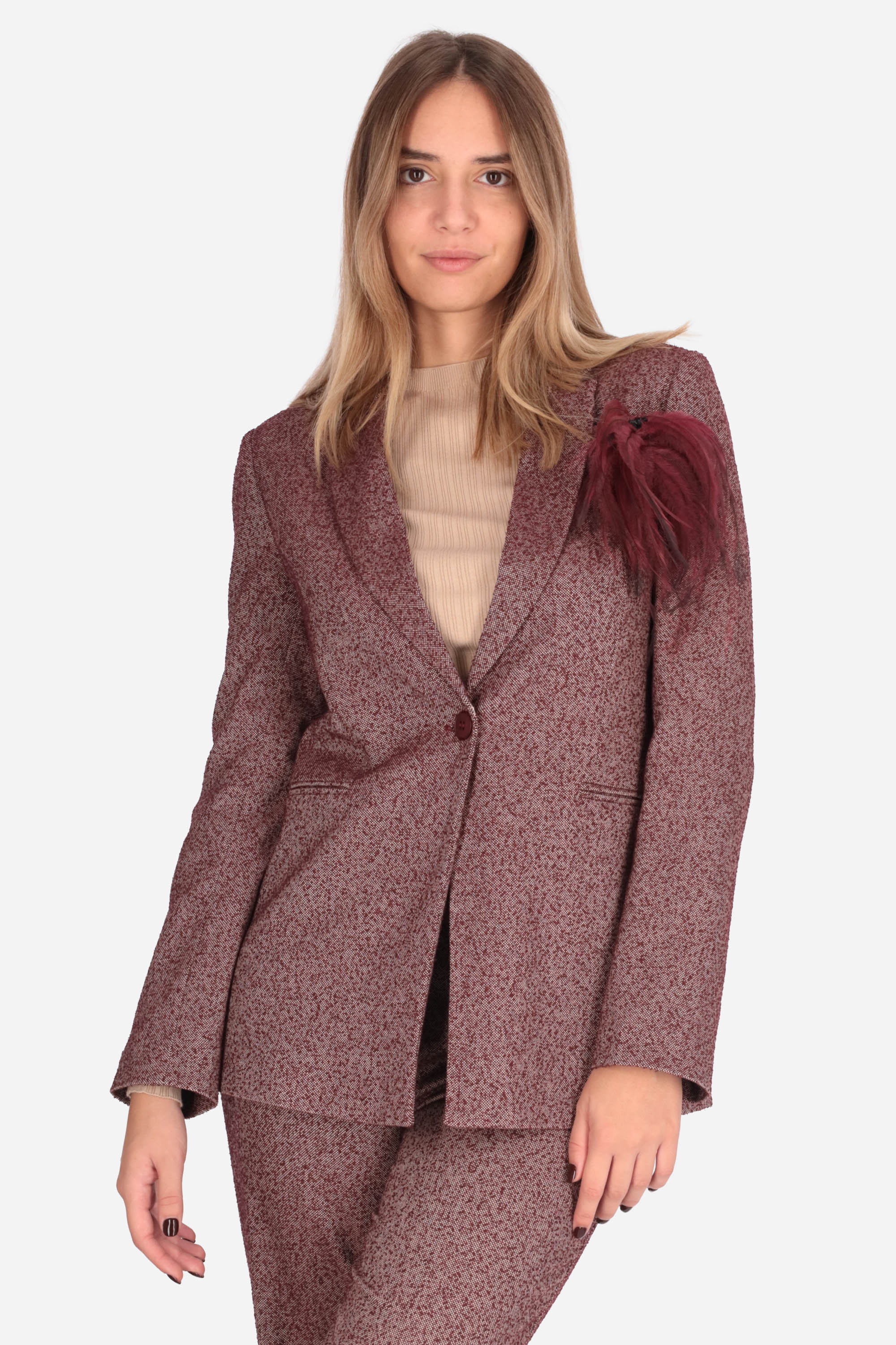 BORDEAUX | MADEMOISELLE DU MONDE - D GI4849 Giacca