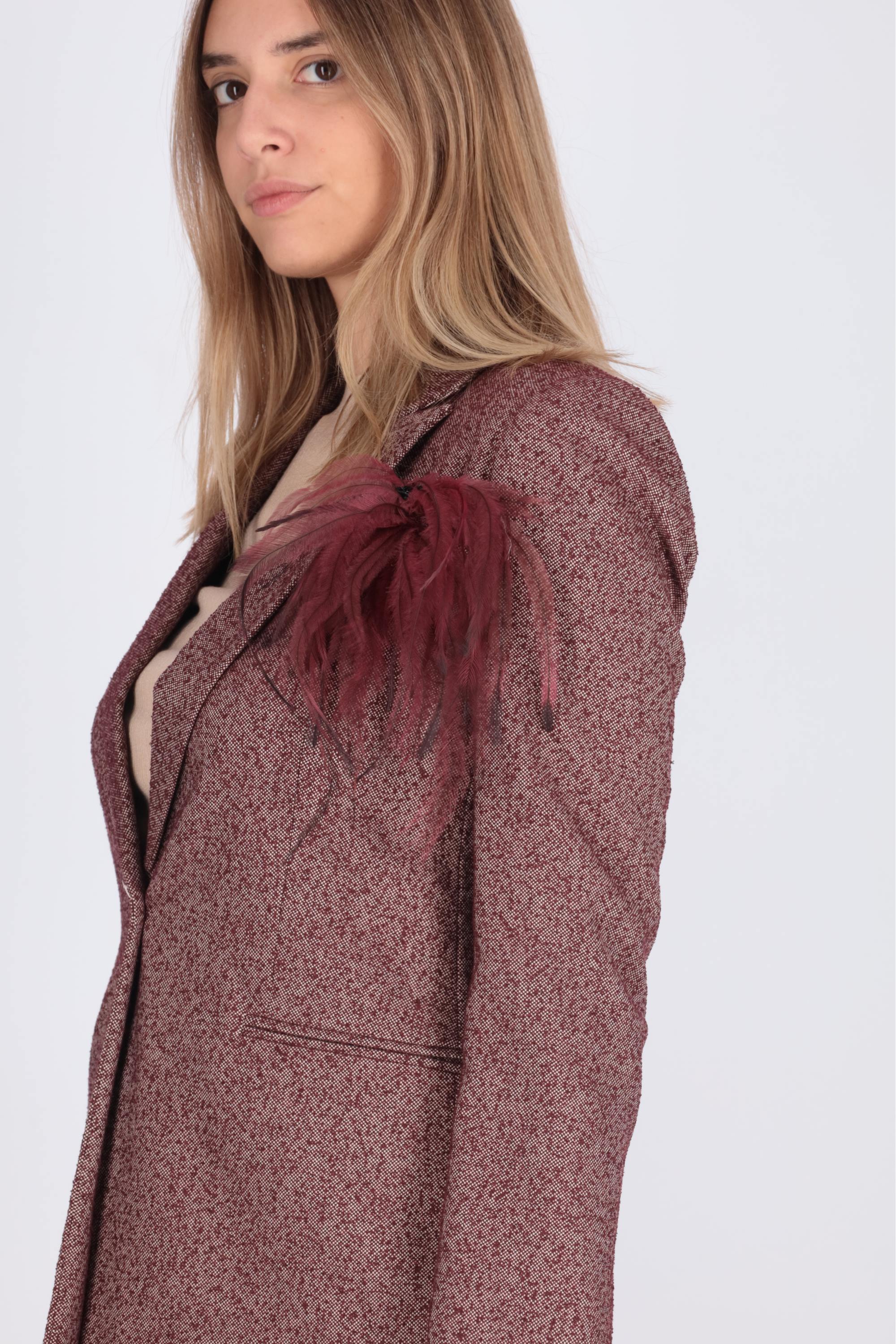 BORDEAUX | MADEMOISELLE DU MONDE - D GI4849 Giacca