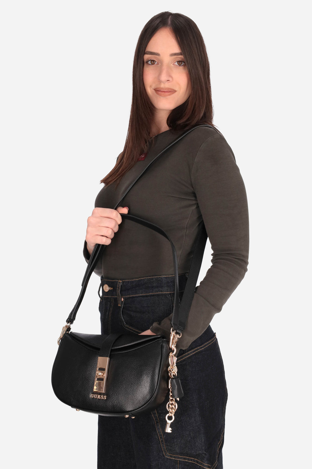 NERO | GUESS - D HWBG9897180 Borsa