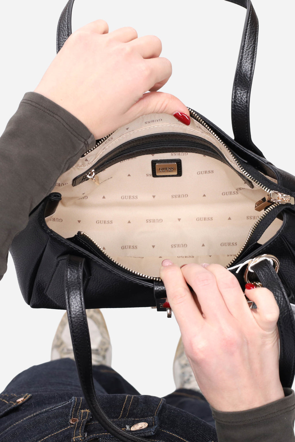 NERO | GUESS - D HWBG9897080 Borsa