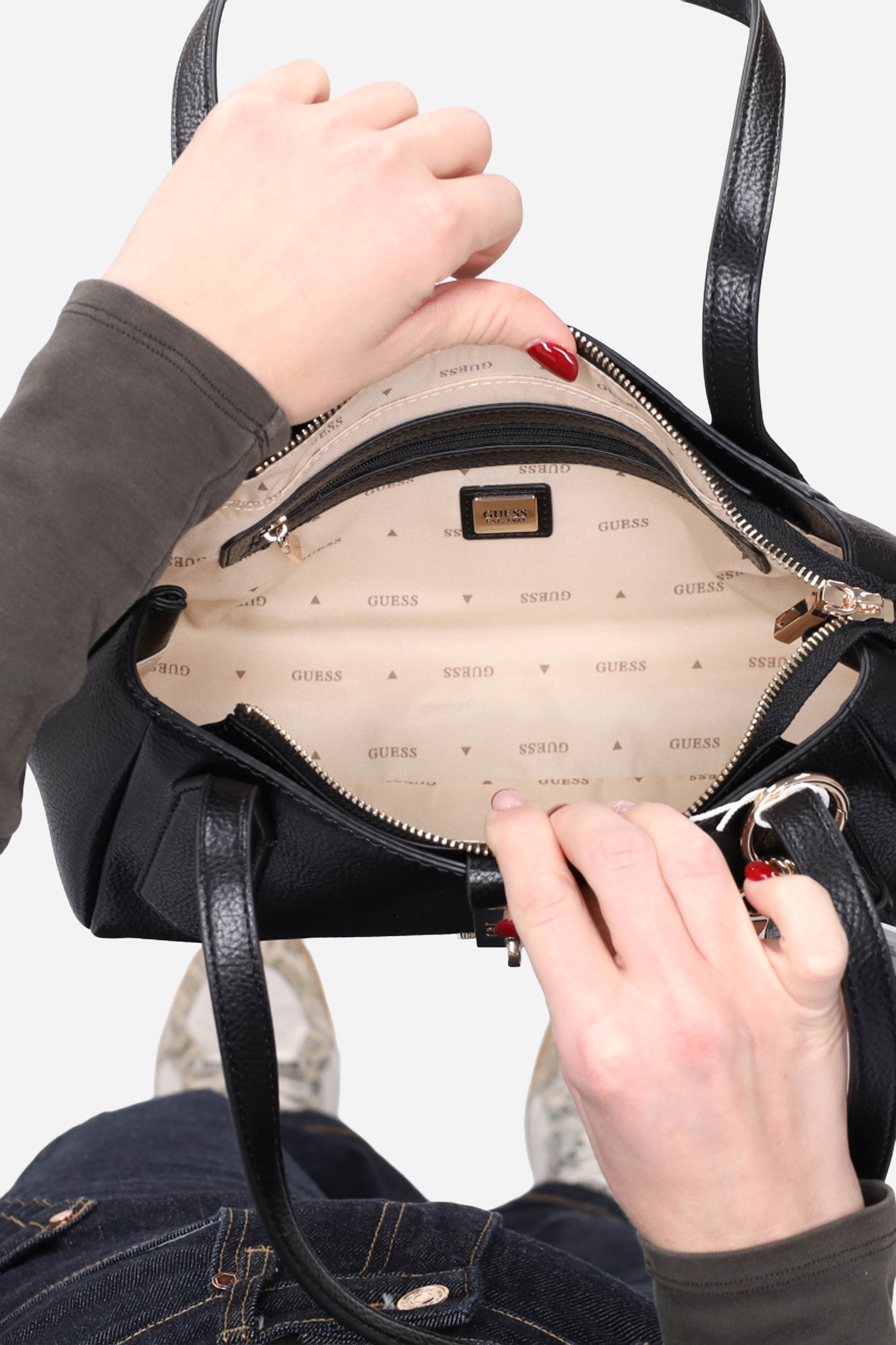 NERO | GUESS - D HWBG9897080 Borsa