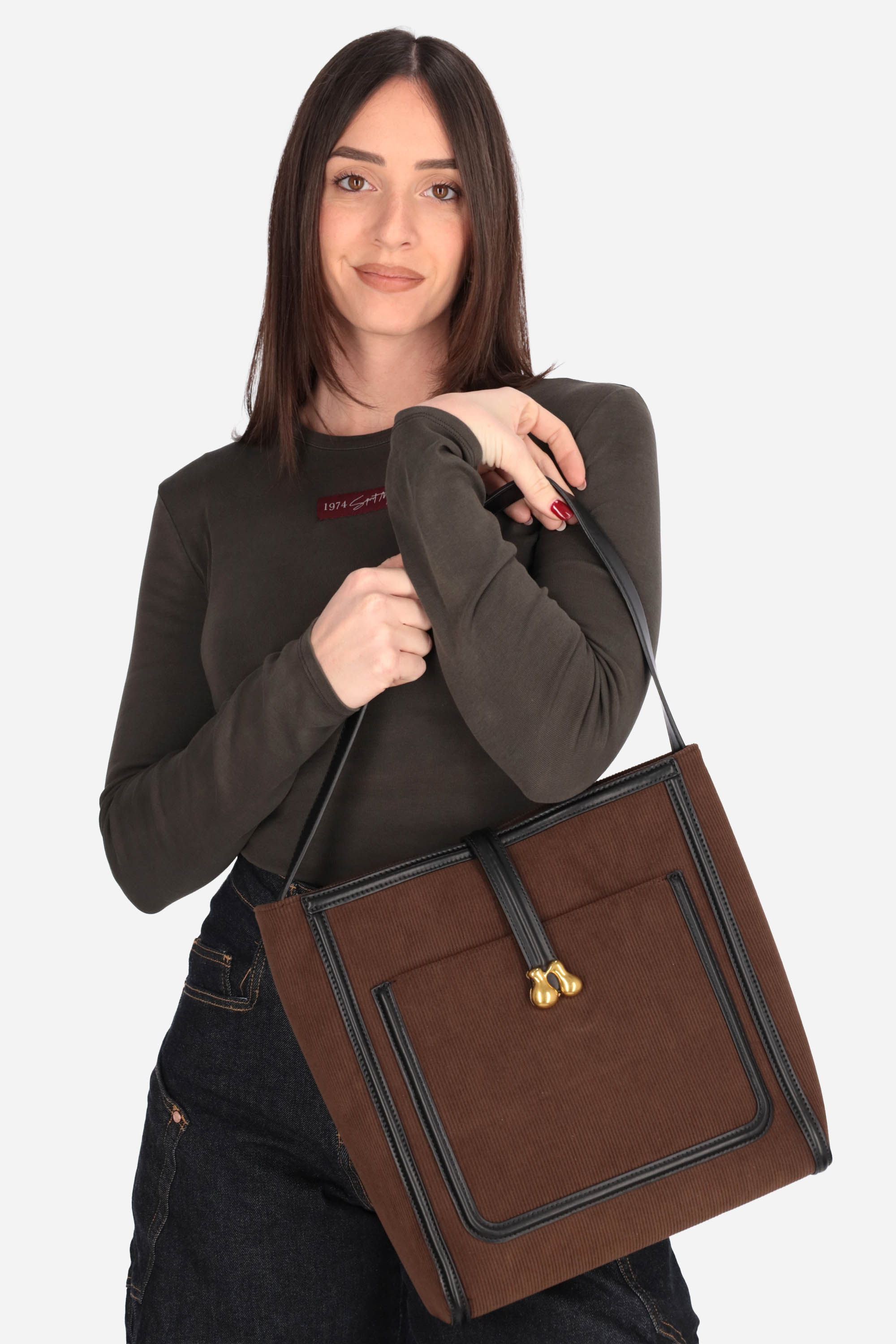 MARRONE | NALI' - D NABS0030 Borsa