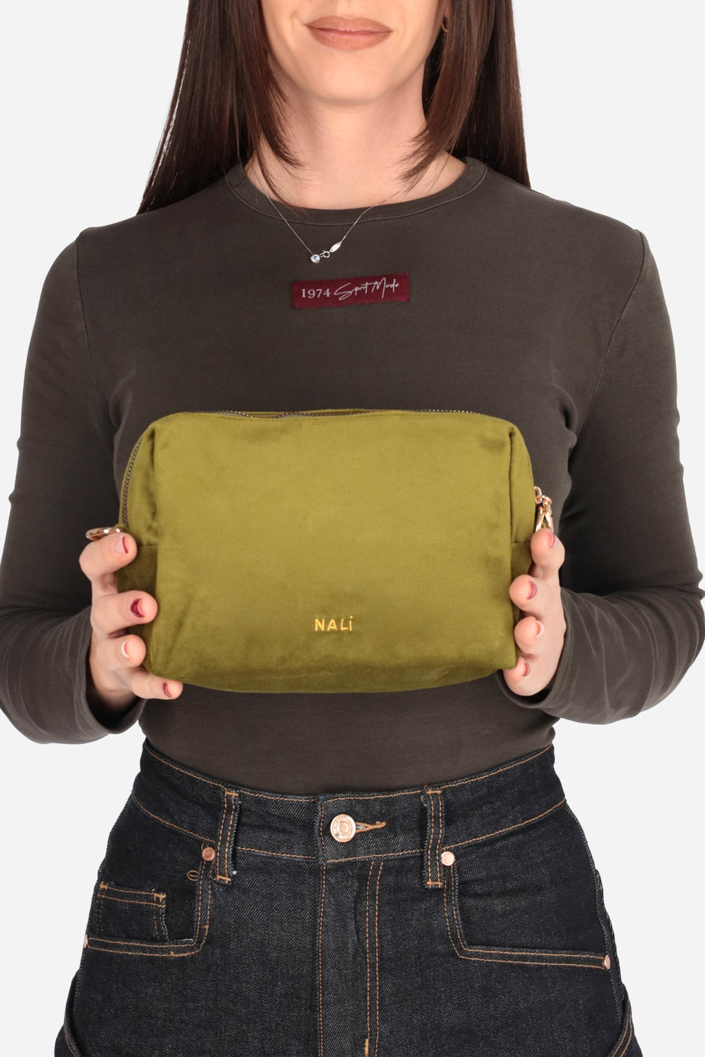 VERDE OLIVA | NALI' - D MYAC0353 Borsa