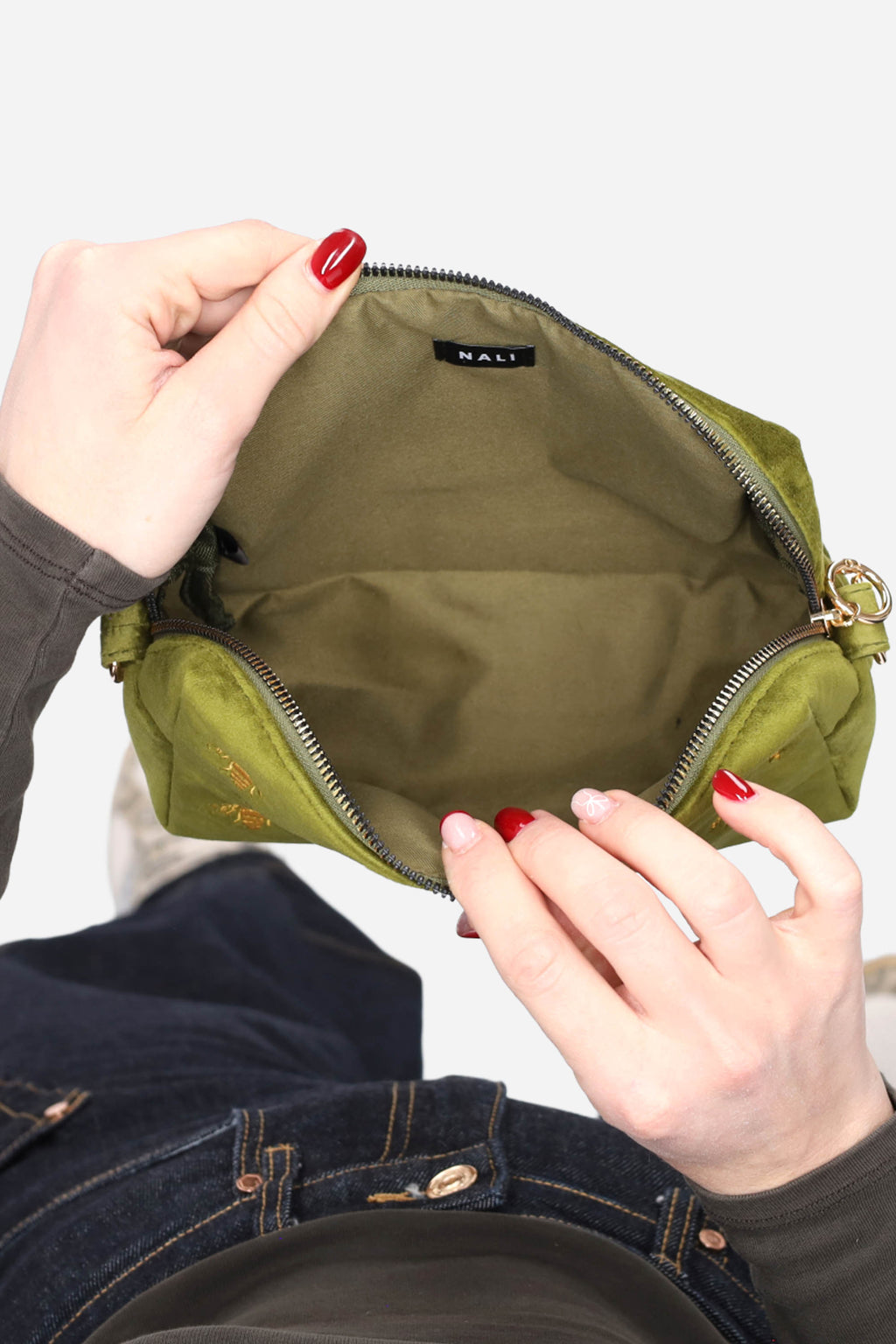 VERDE OLIVA | NALI' - D MYAC0353 Borsa