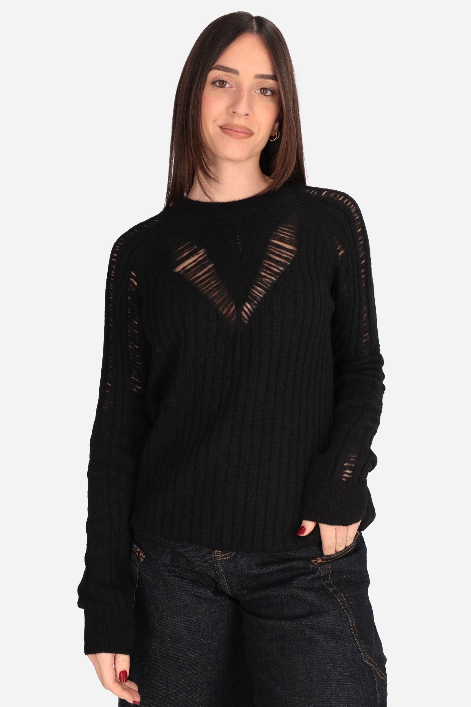 NERO | LE SARTE DEL SOLE - D M451 Maglia