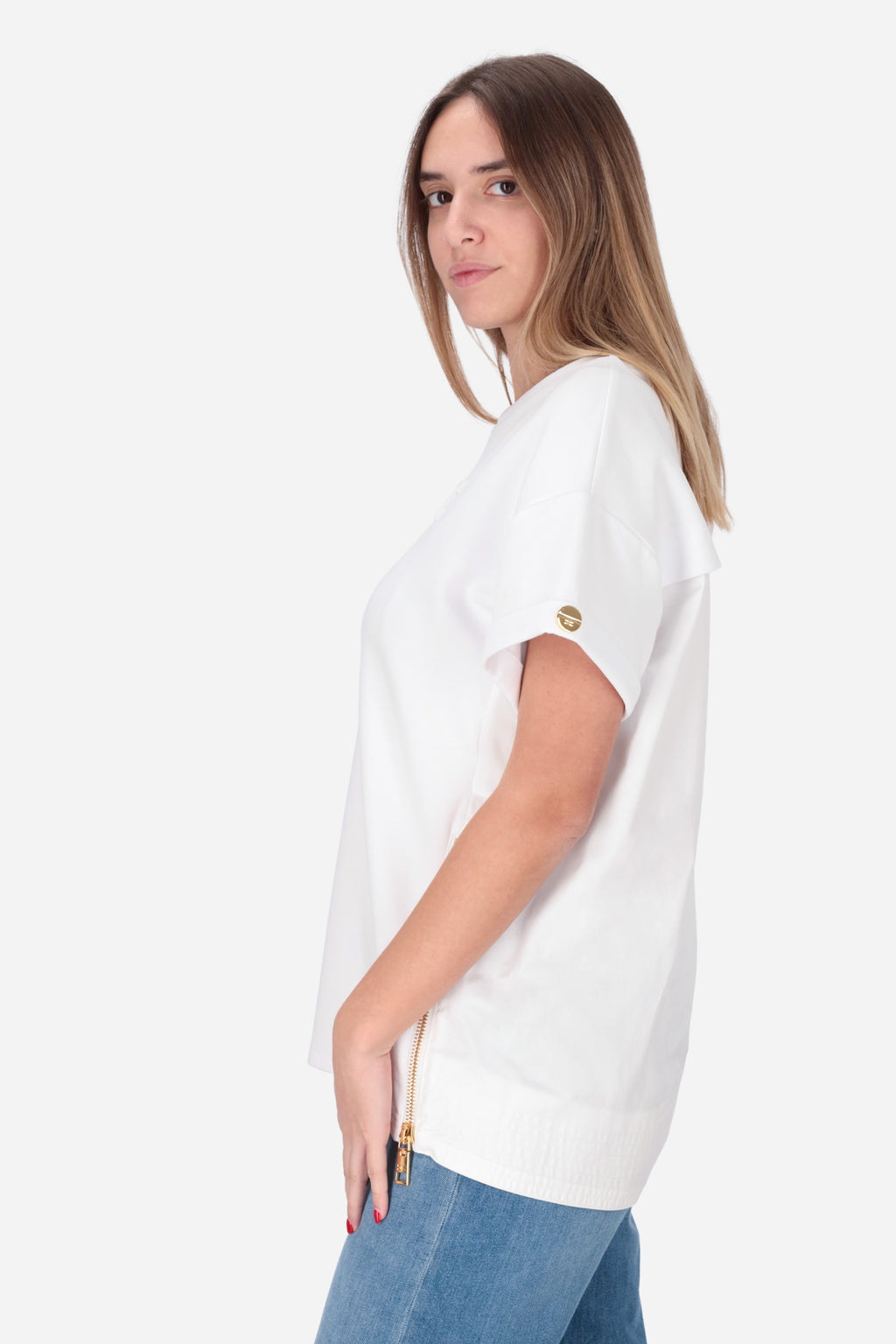 BIANCO | ELISABETTA FRANCHI - D MA75P61E2 T-shirt