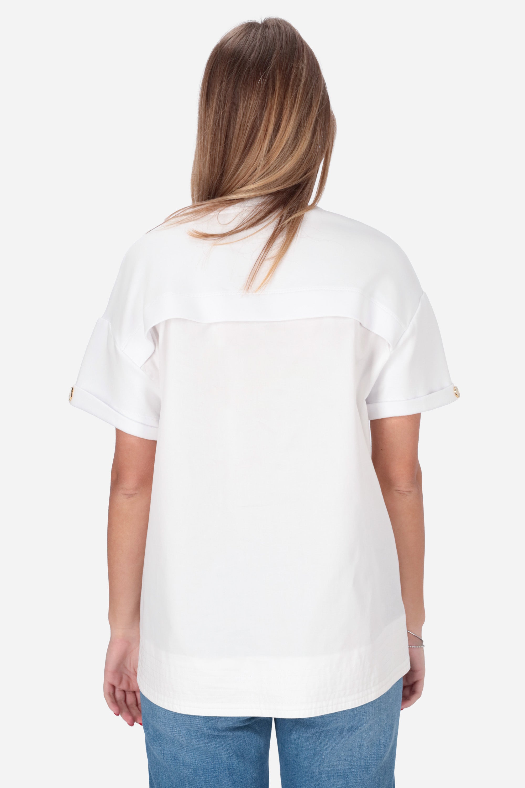 BIANCO | ELISABETTA FRANCHI - D MA75P61E2 T-shirt