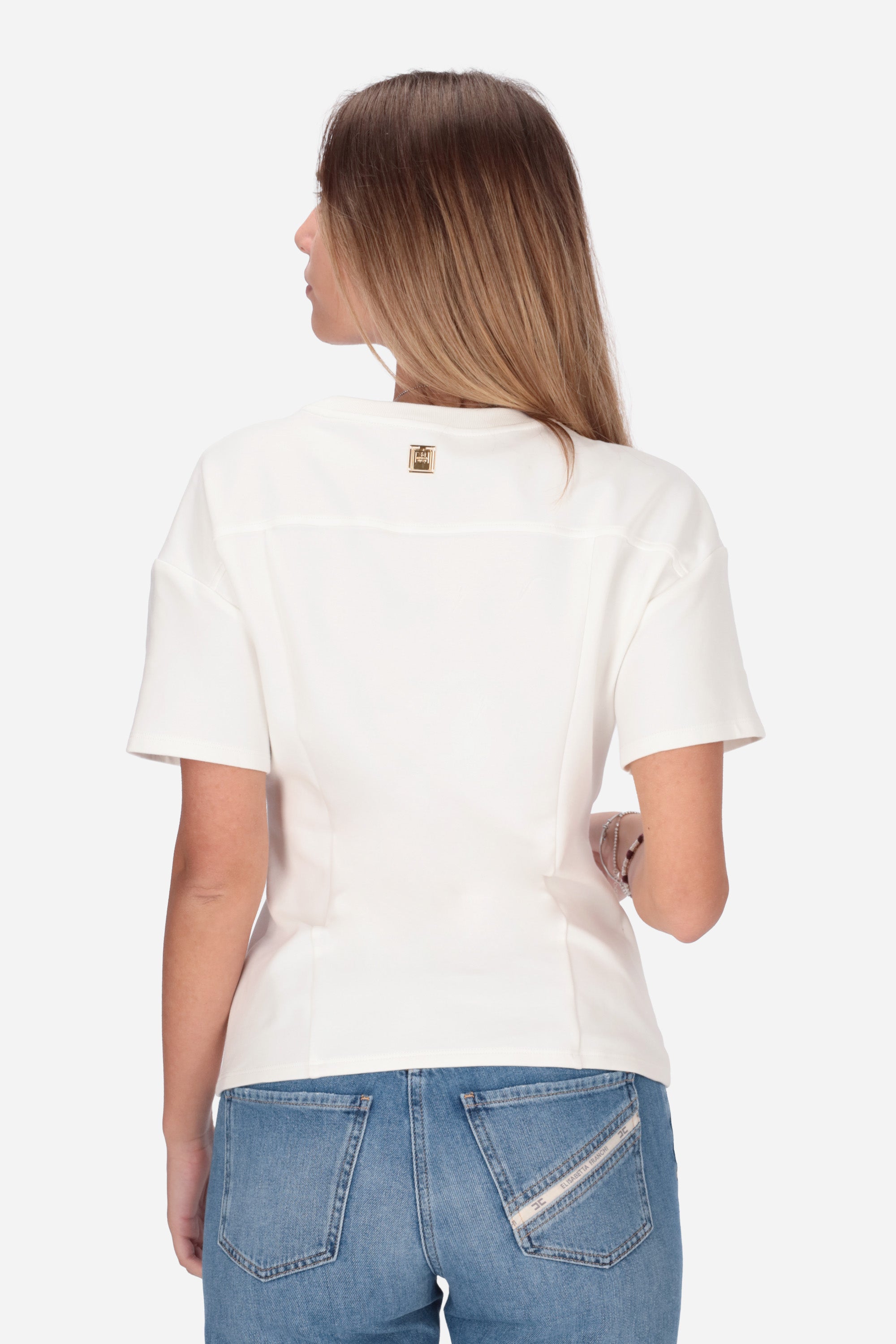 BIANCO | ELISABETTA FRANCHI - D MA00461E2 T-shirt
