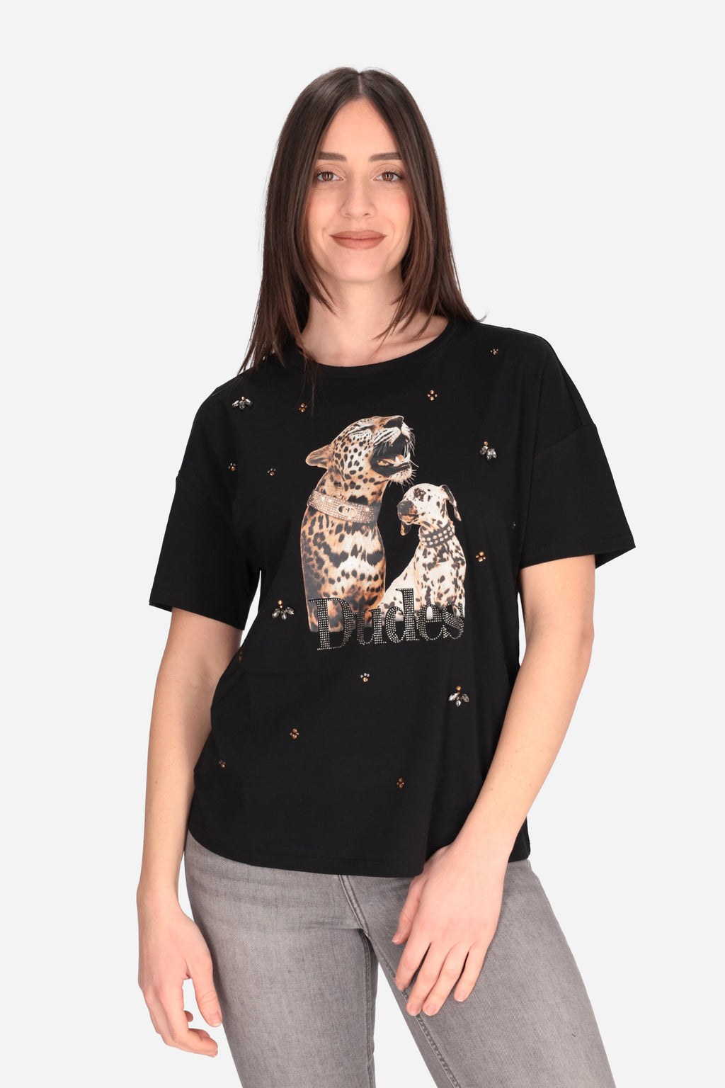 NERO | LIU JO - D WA6331JS904 T-shirt