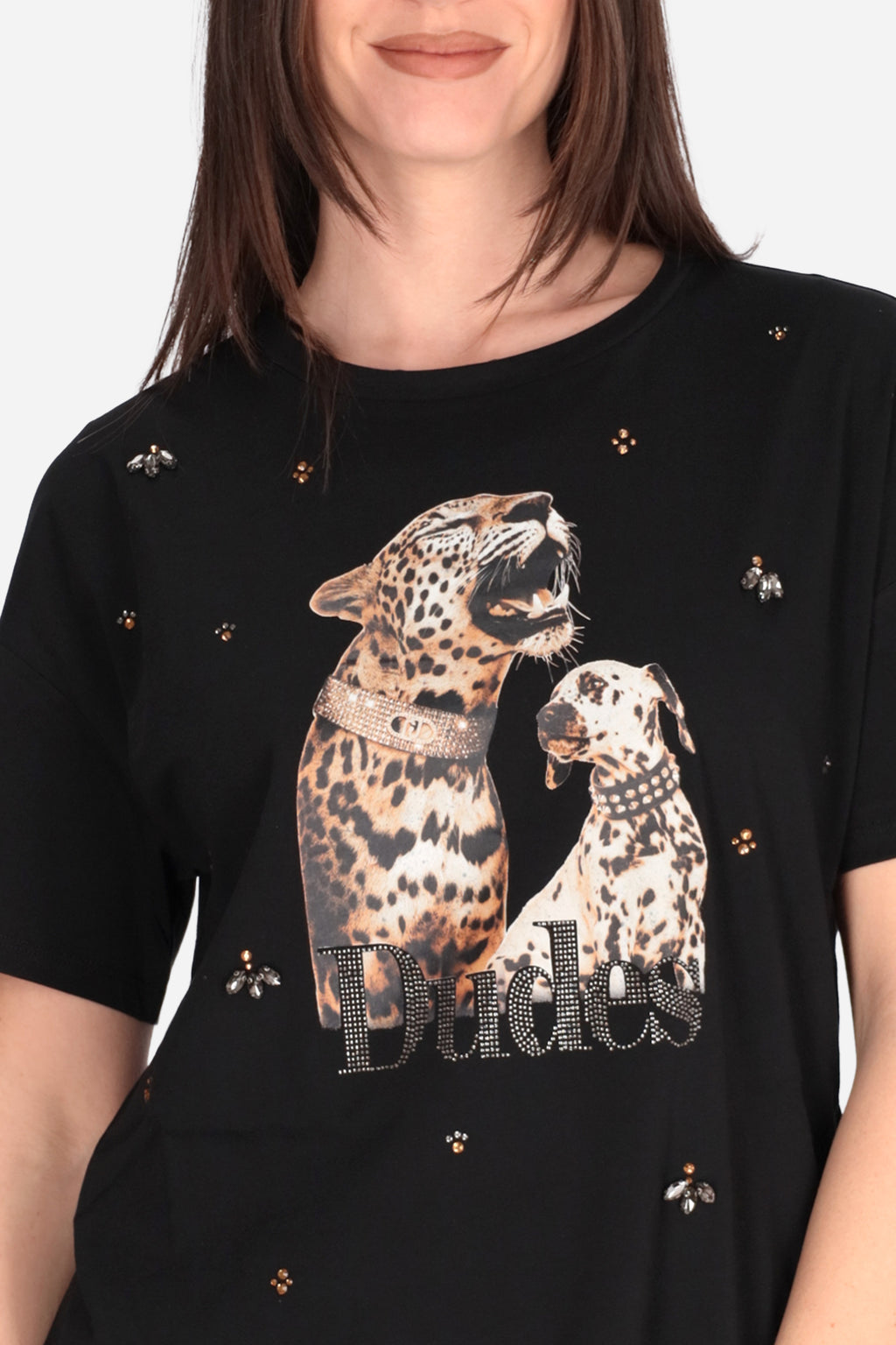 NERO | LIU JO - D WA6331JS904 T-shirt