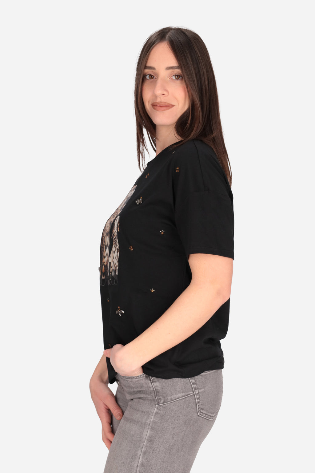 NERO | LIU JO - D WA6331JS904 T-shirt