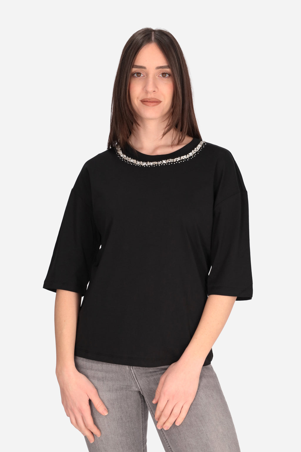 NERO | LIU JO - D WA6128JS904 T-shirt