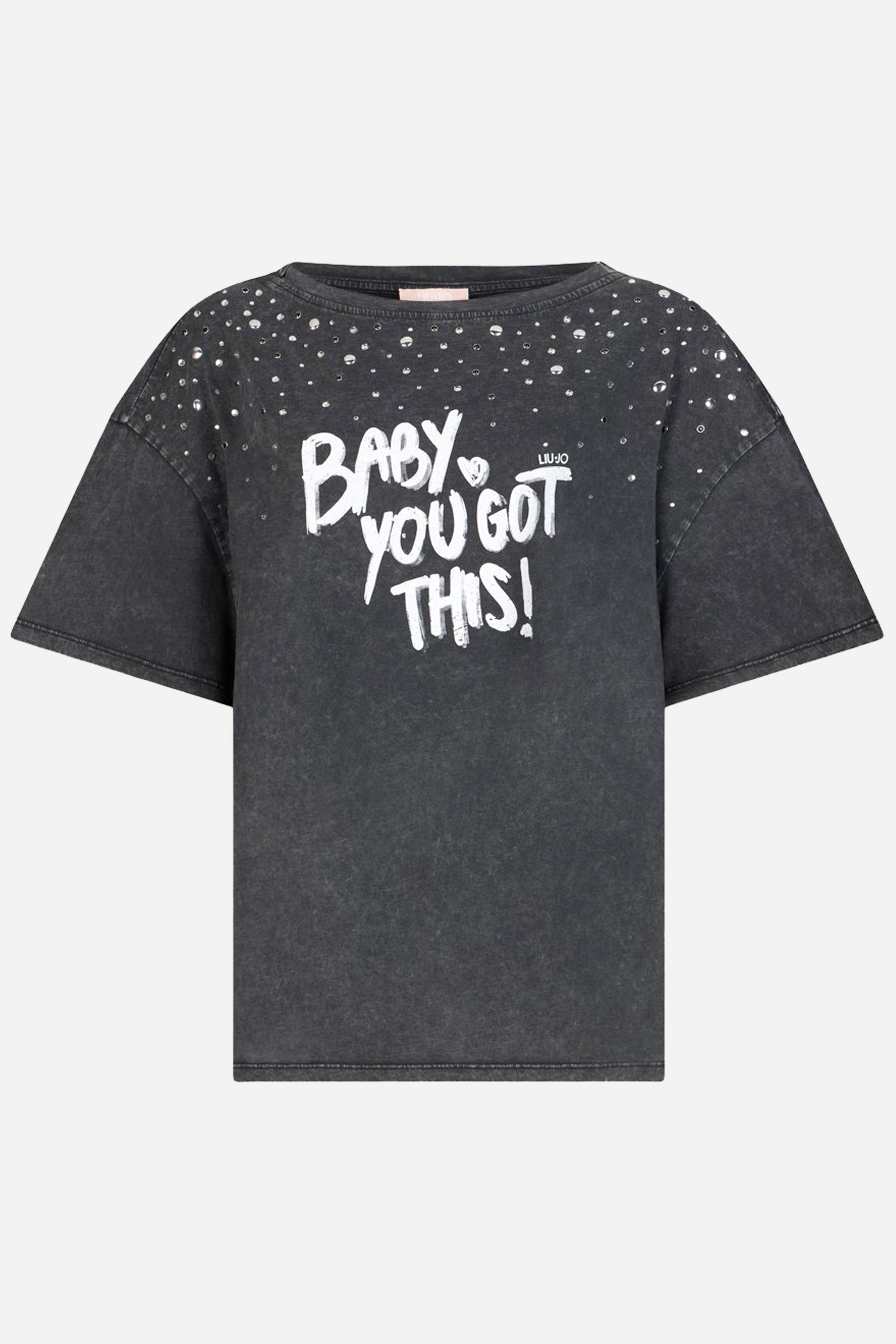 ANTRACITE | LIU JO - D WA6131J3868 T-shirt