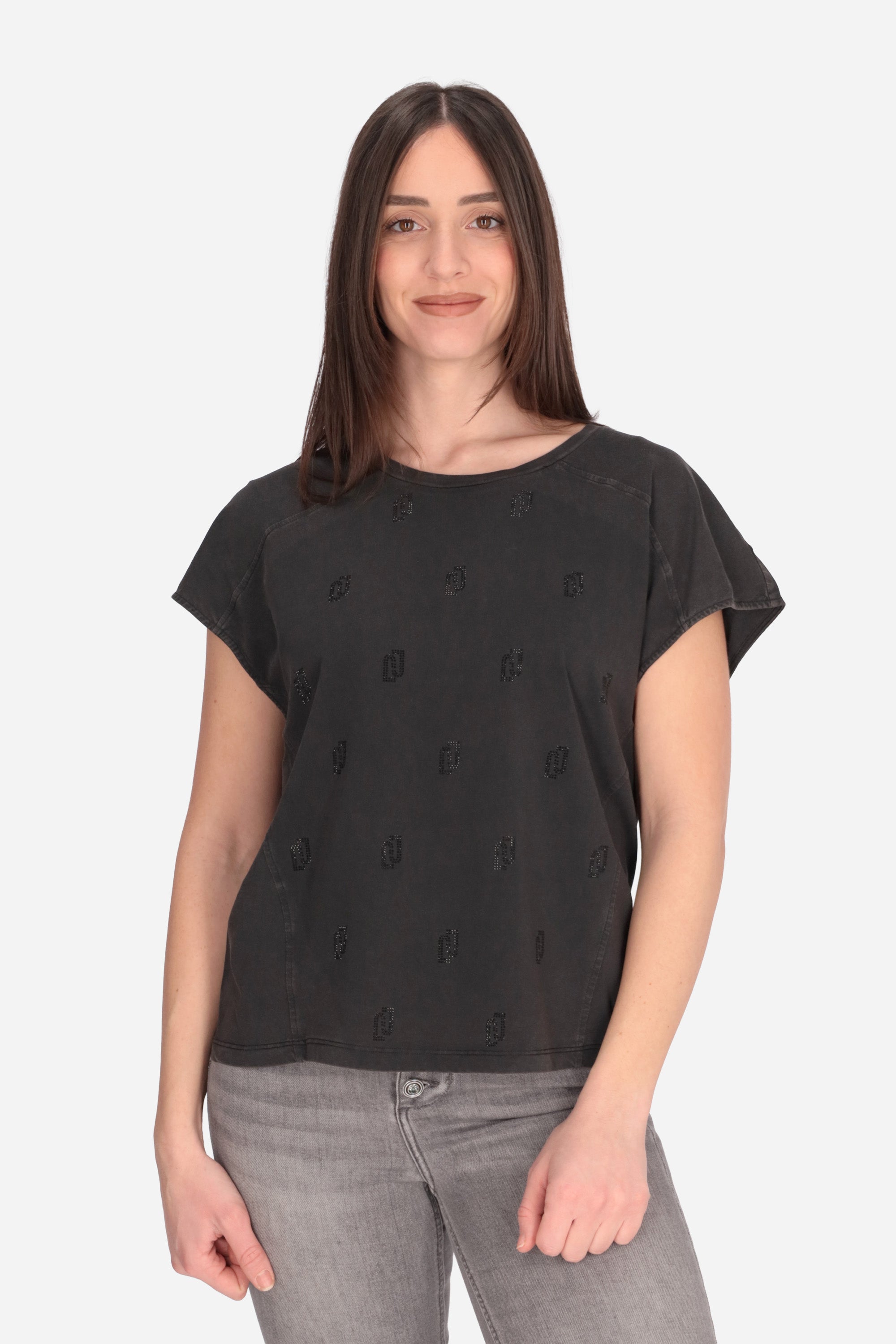 NERO | LIU JO - D TA6168JS923 T-shirt