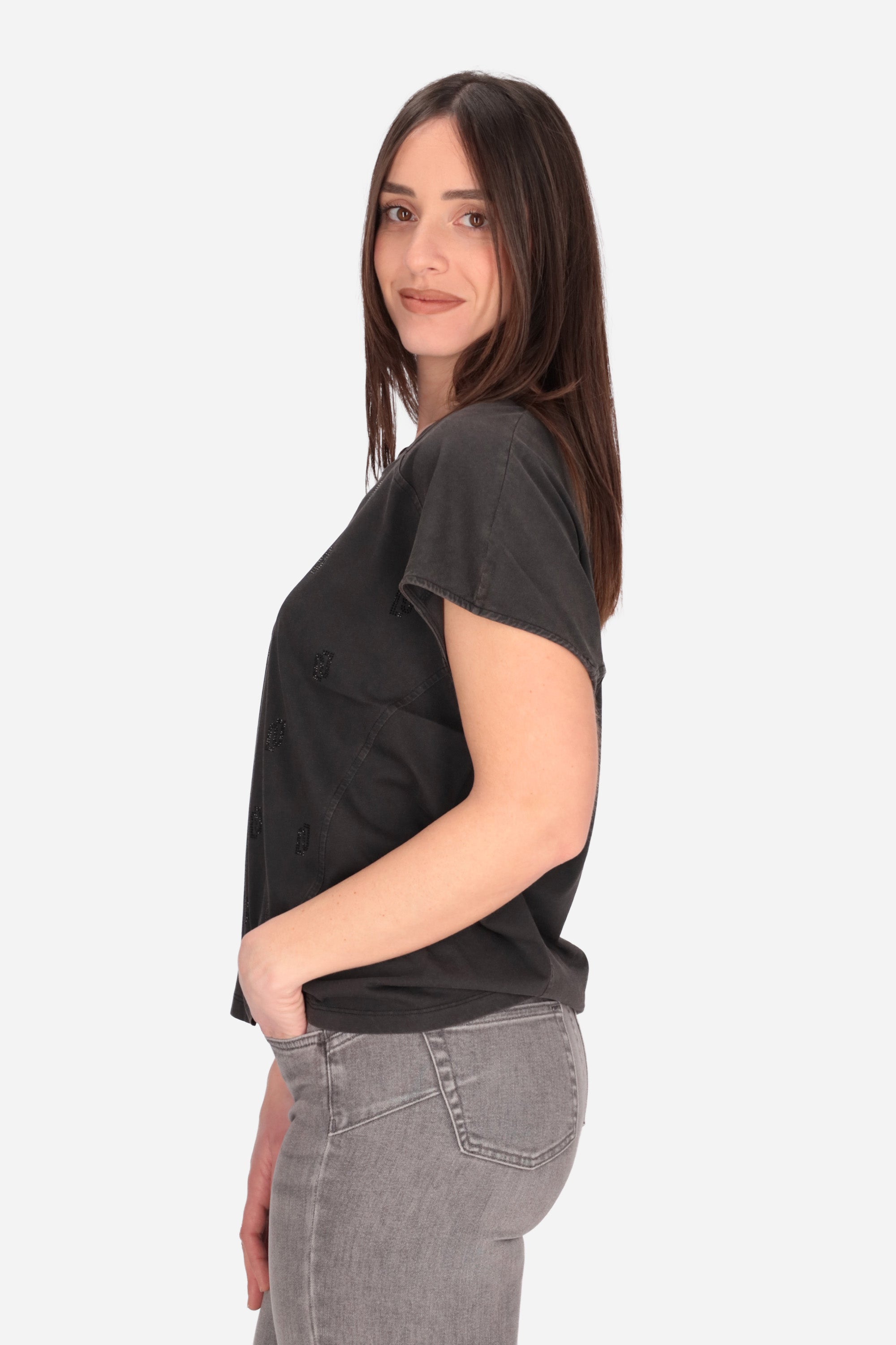 NERO | LIU JO - D TA6168JS923 T-shirt