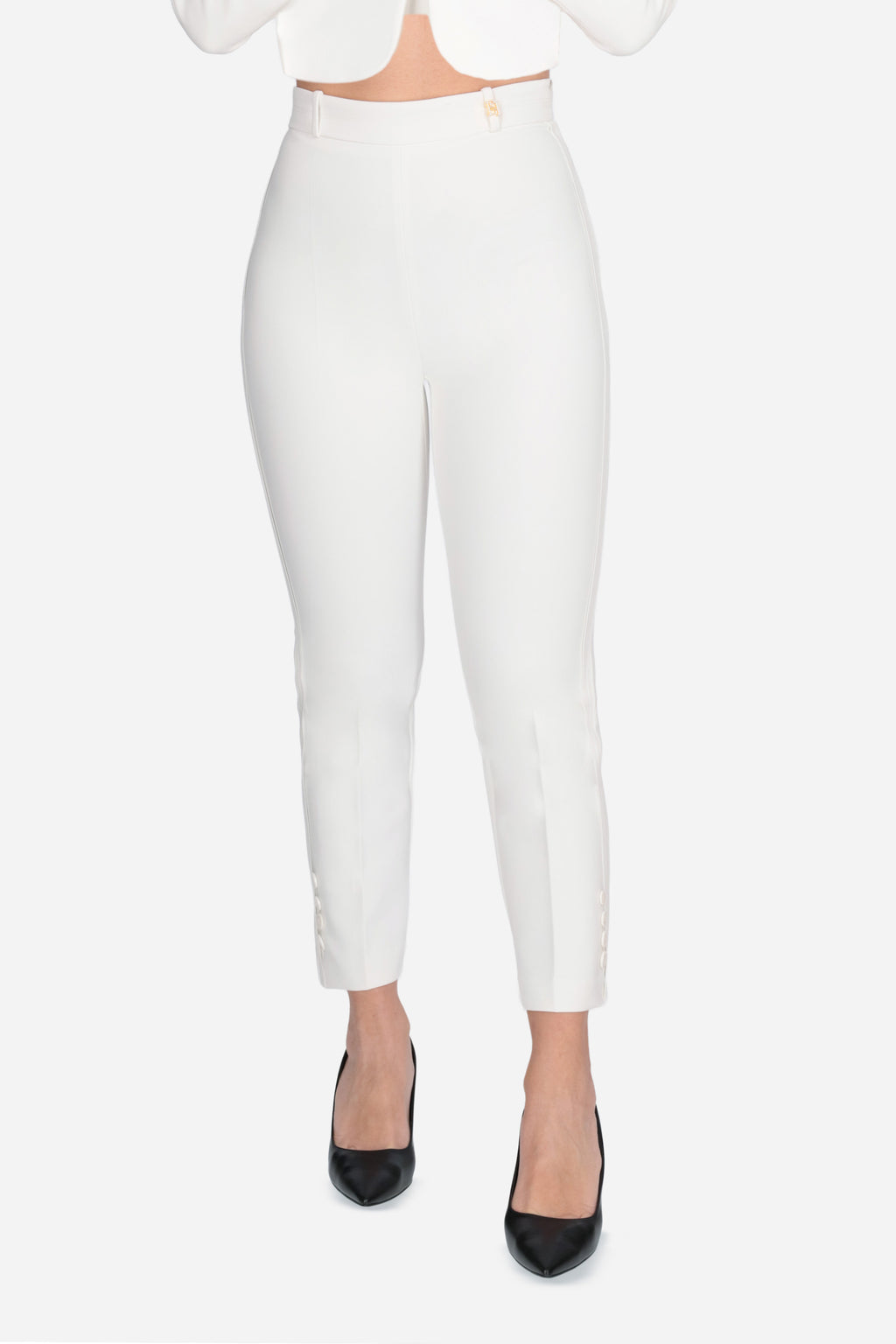 BIANCO | ELISABETTA FRANCHI - D PA16861E2 Pantalone