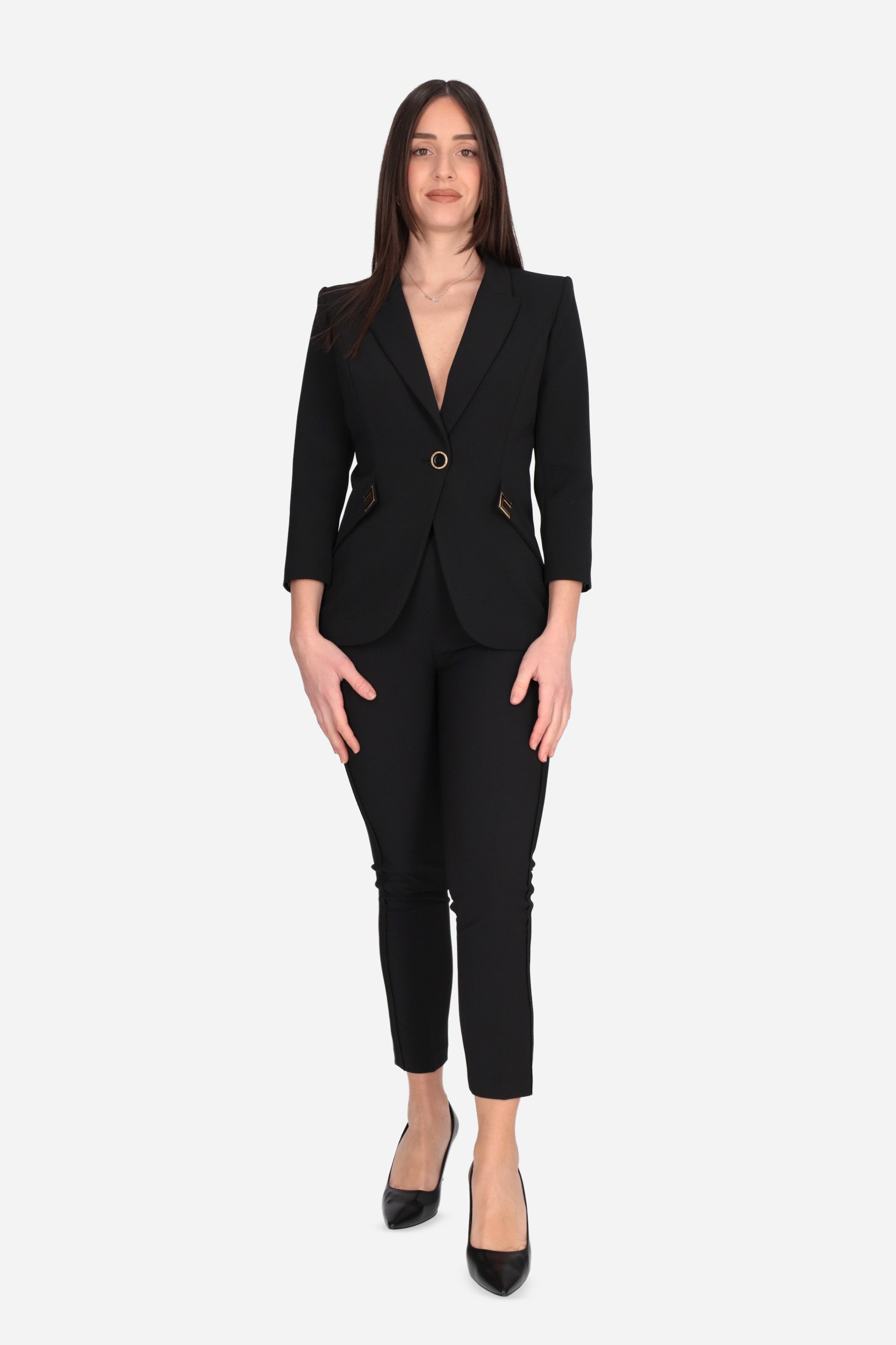 NERO | ELISABETTA FRANCHI - D PA17061E2 Pantalone