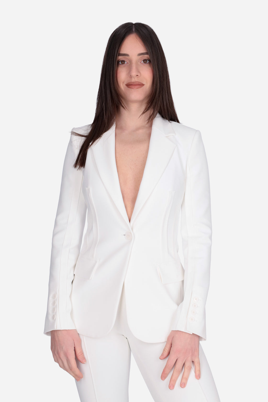 BIANCO | ELISABETTA FRANCHI - D GI21661E2 Giacca