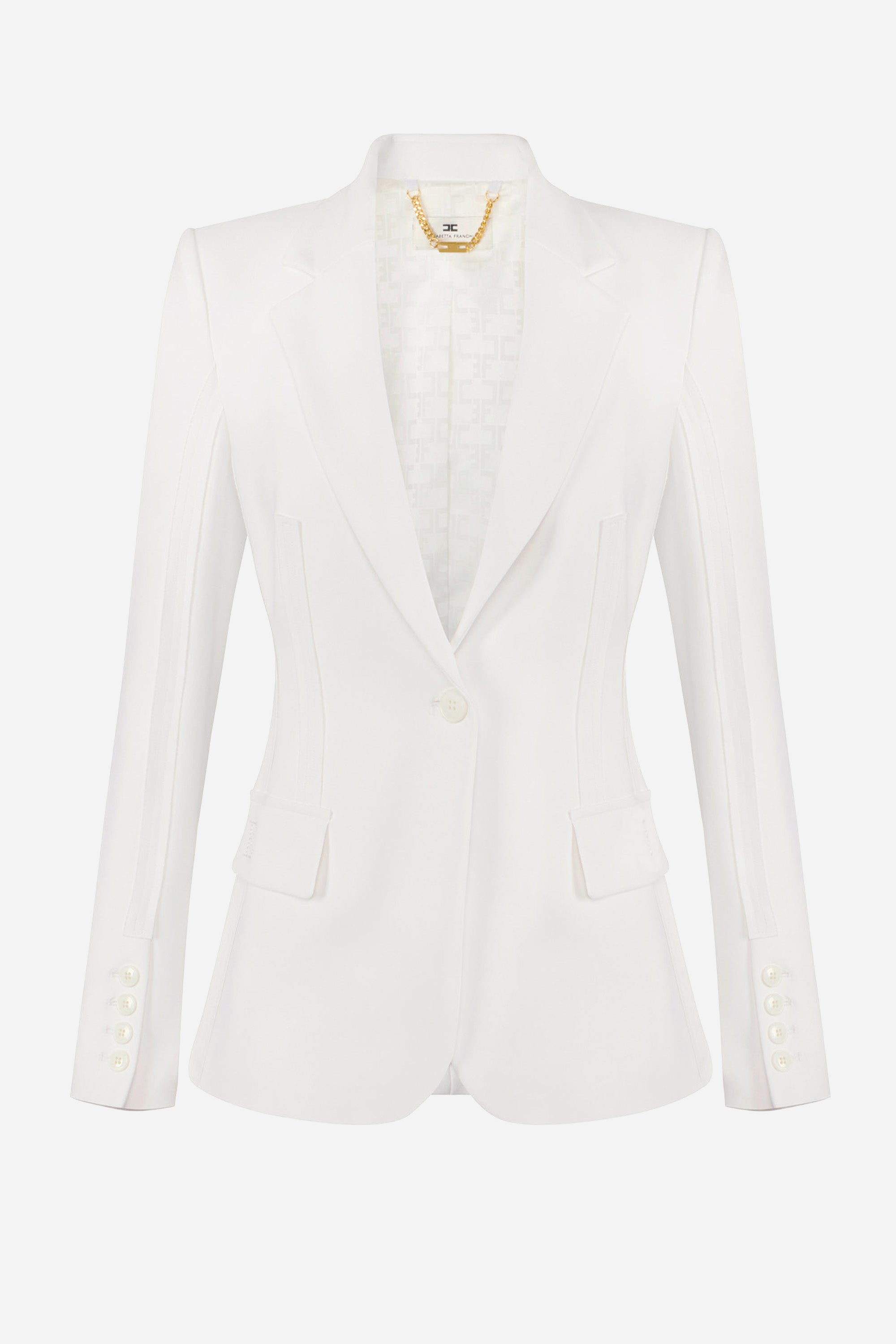 BIANCO | ELISABETTA FRANCHI - D GI21661E2 Giacca