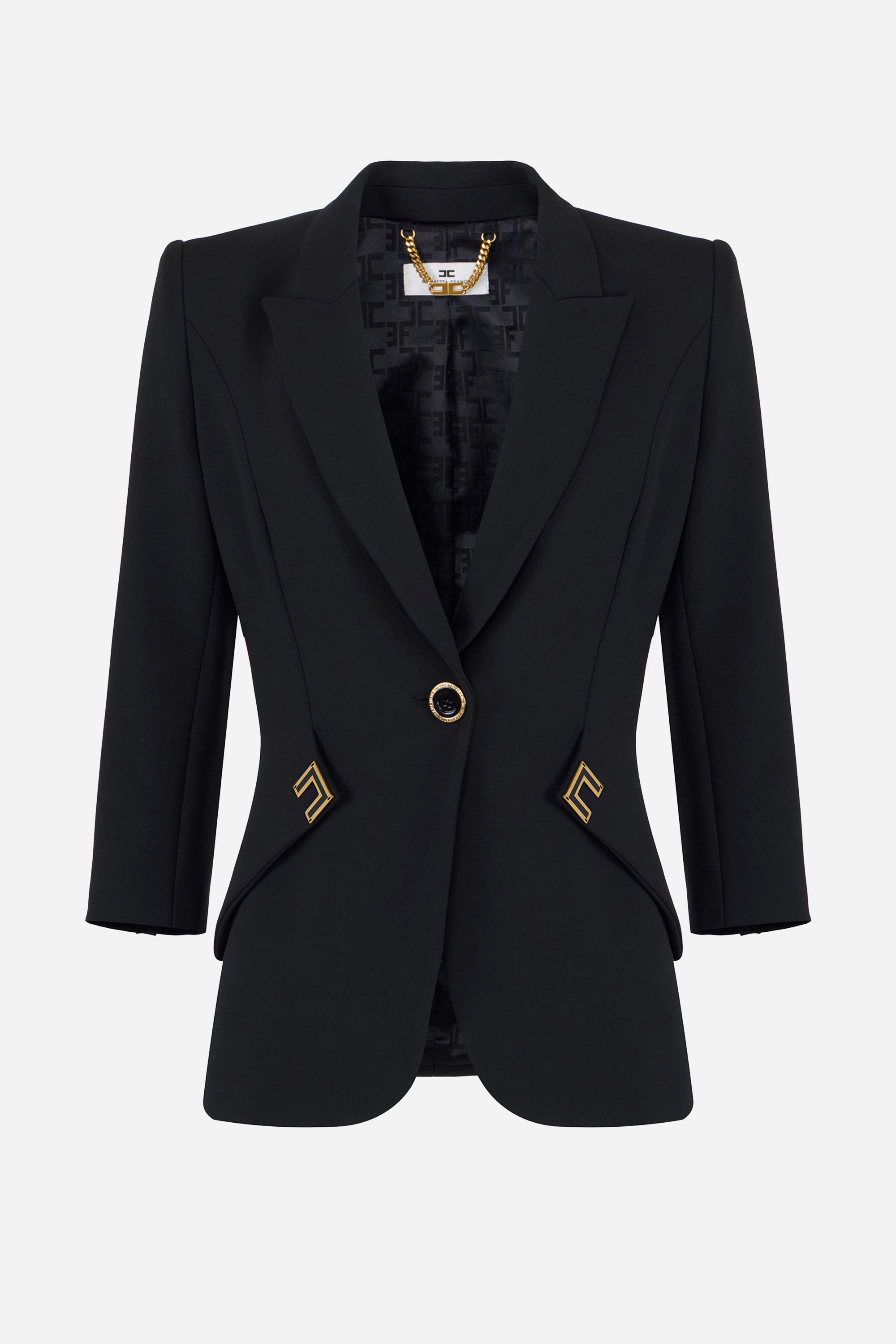 NERO | ELISABETTA FRANCHI - D GI21561E2 Giacca