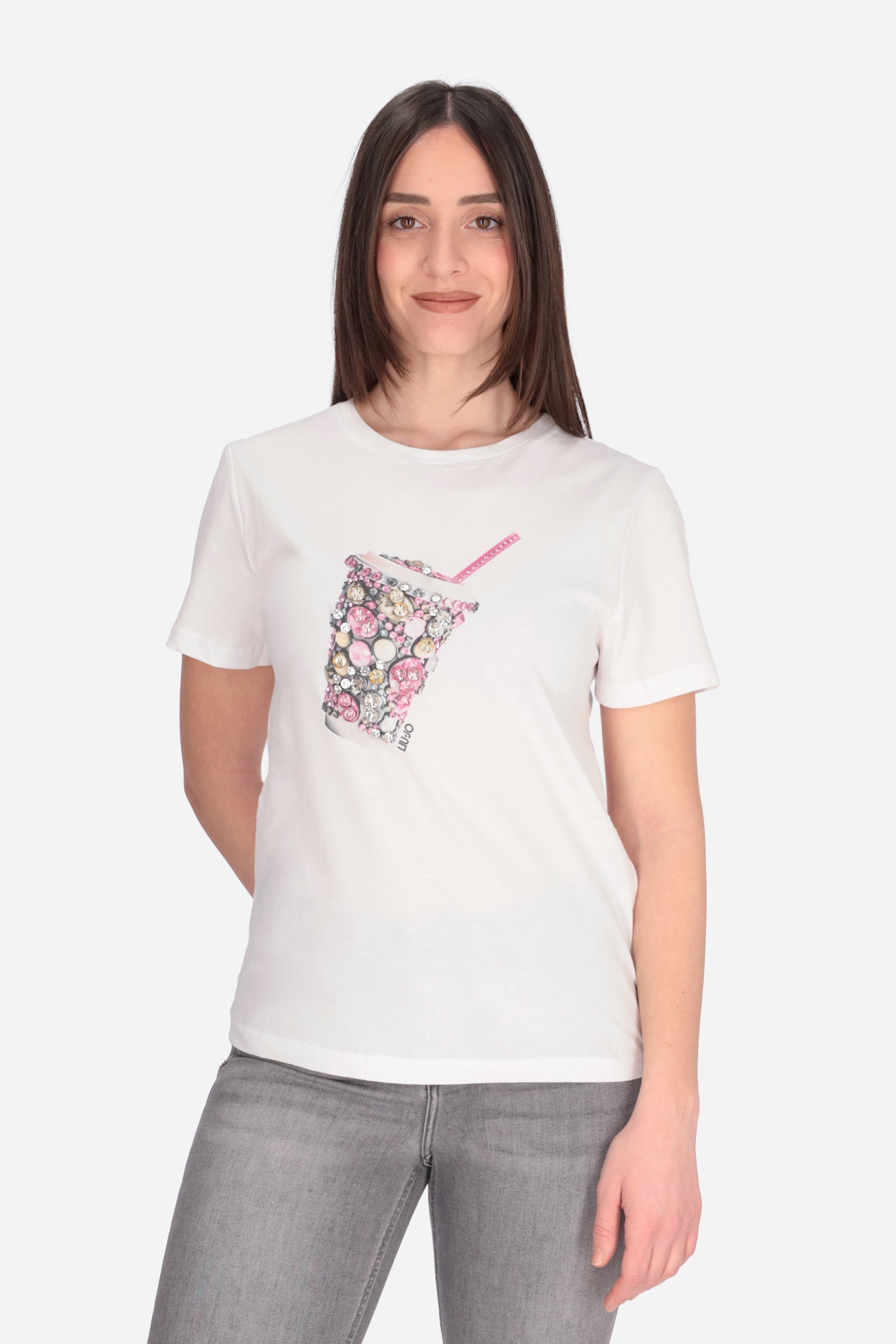 WHITE | LIU JO - D WA6237JS923 T-shirt