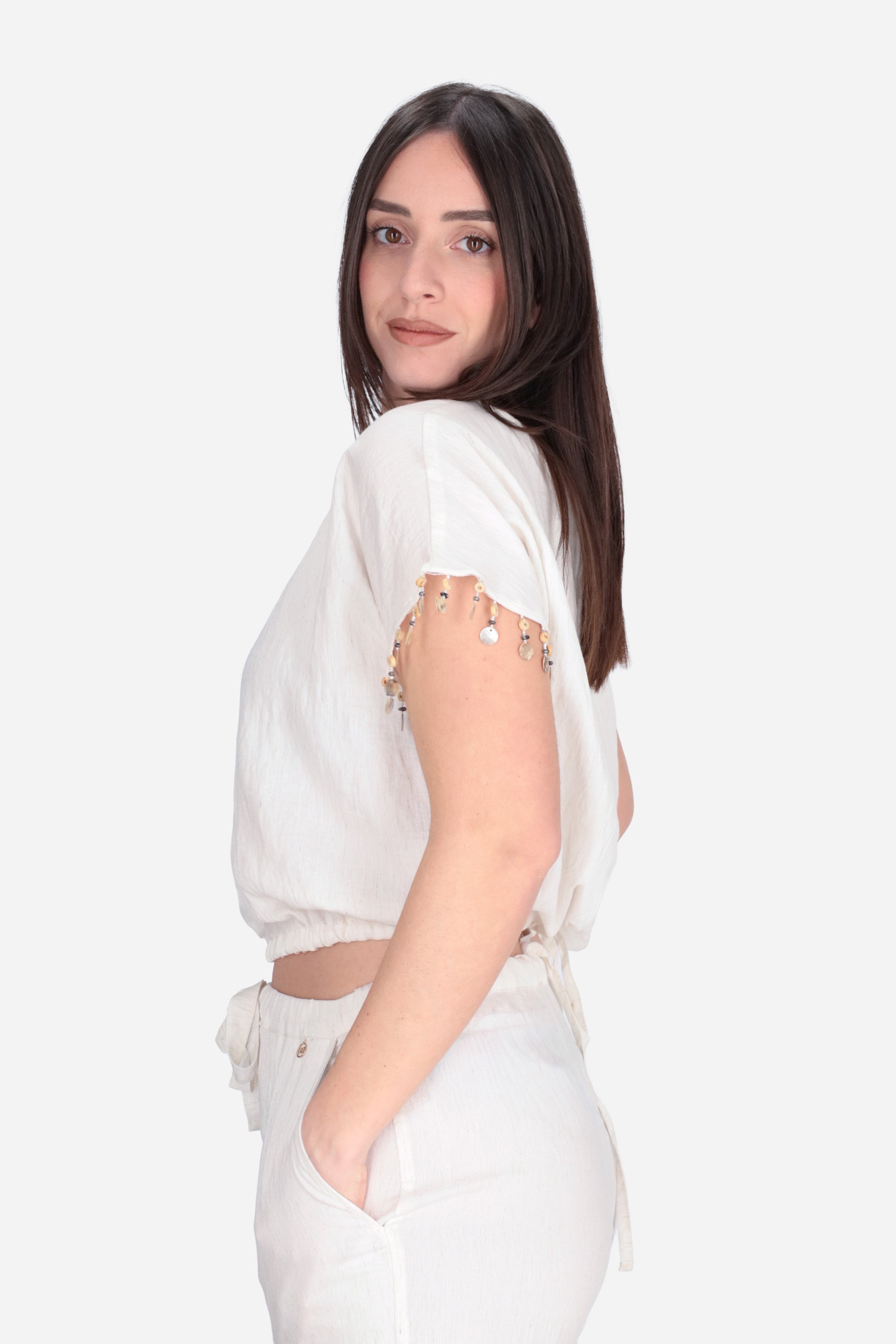 PANNA | LE SARTE DEL SOLE - D B3952 Blusa