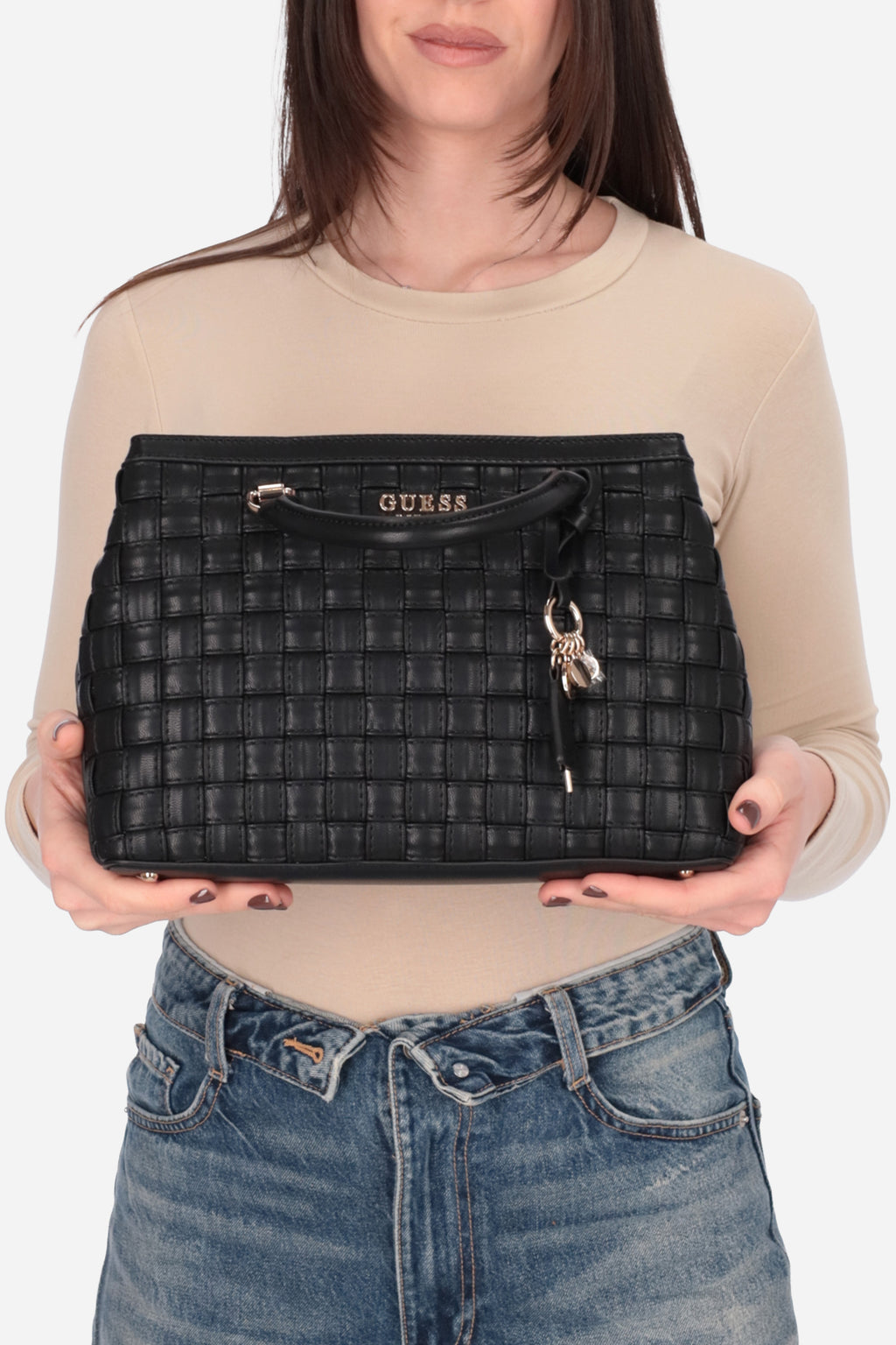 NERO | GUESS - D HWWG8418060 Borsa