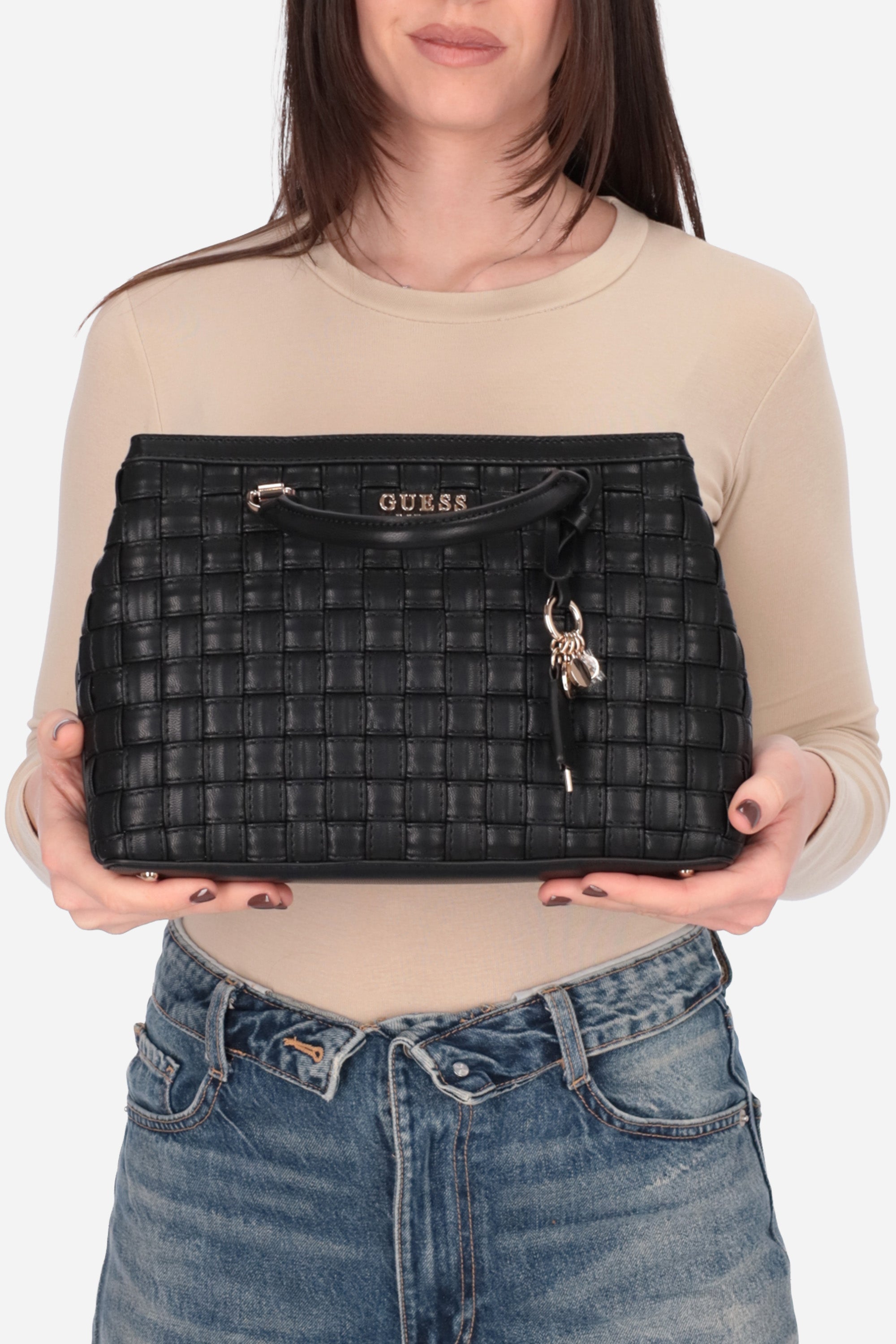 NERO | GUESS - D HWWG8418060 Borsa