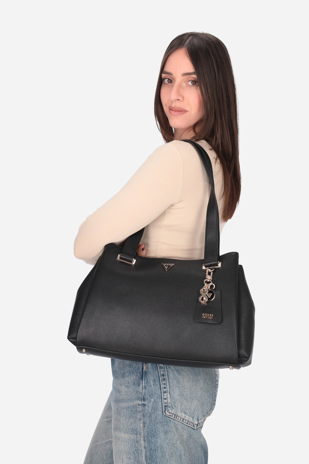 NERO | GUESS - D HWBG9664220 Borsa