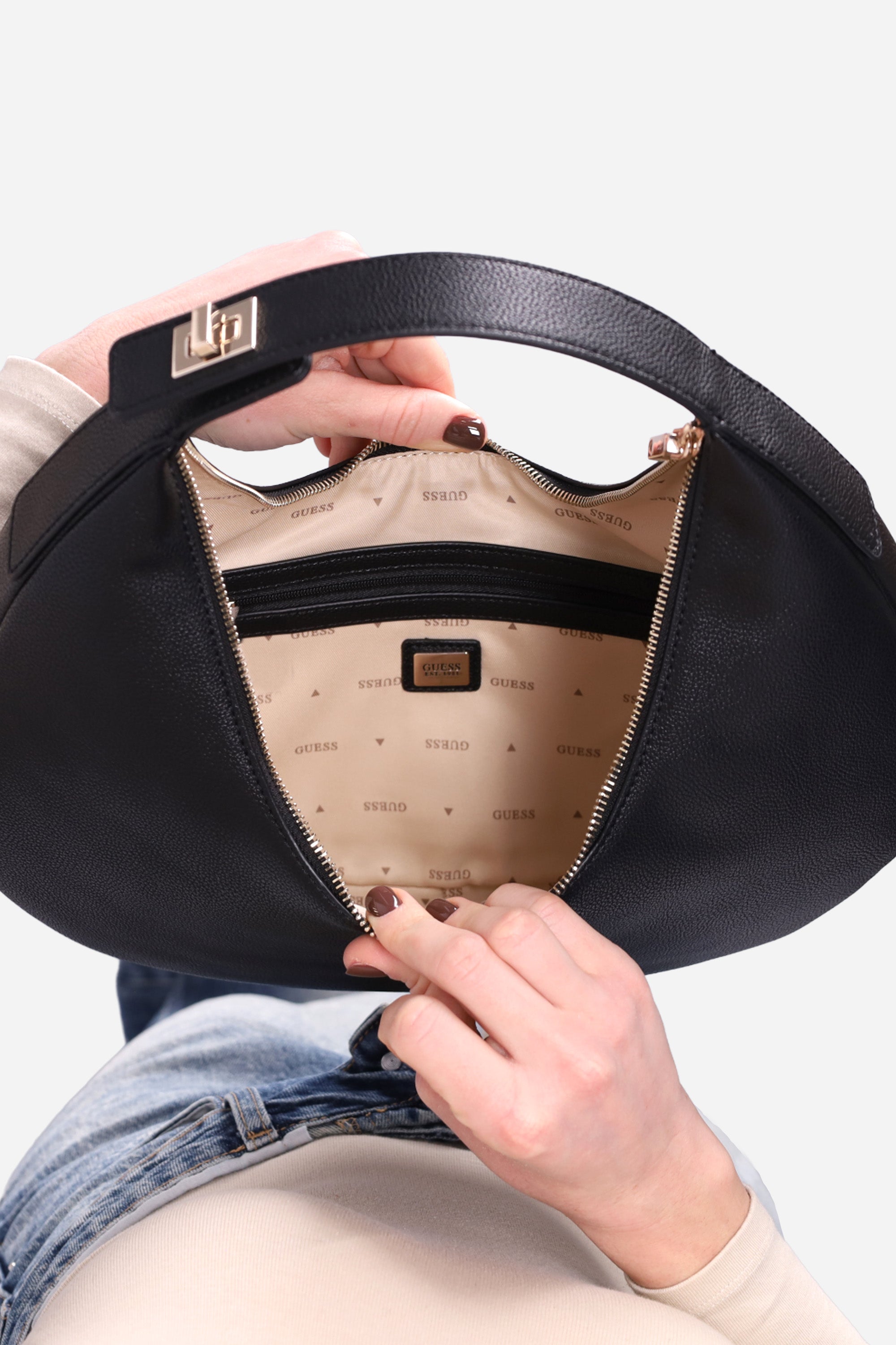 NERO | GUESS - D HWBG9664020 Borsa