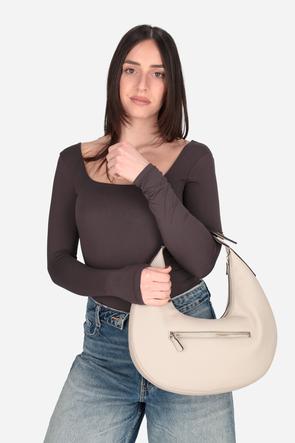 TAUPE | GUESS - D HWBG9664020 Borsa