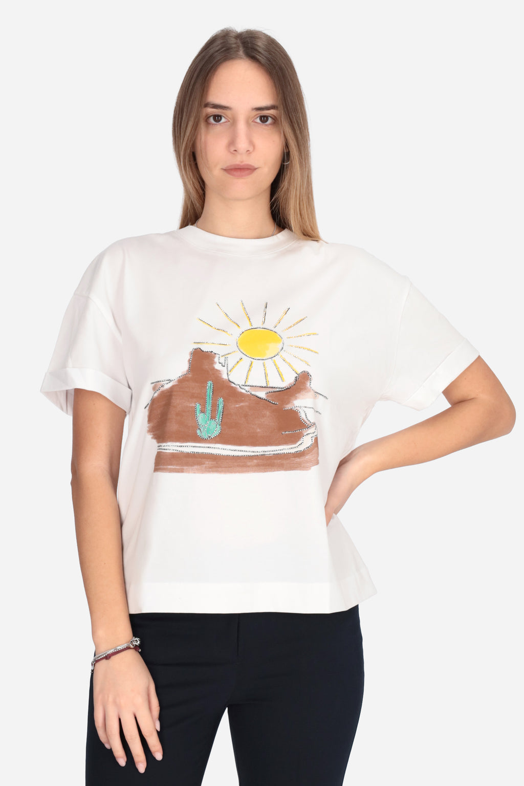 WHITE | PENNYBLACK - D 19710332 T-shirt