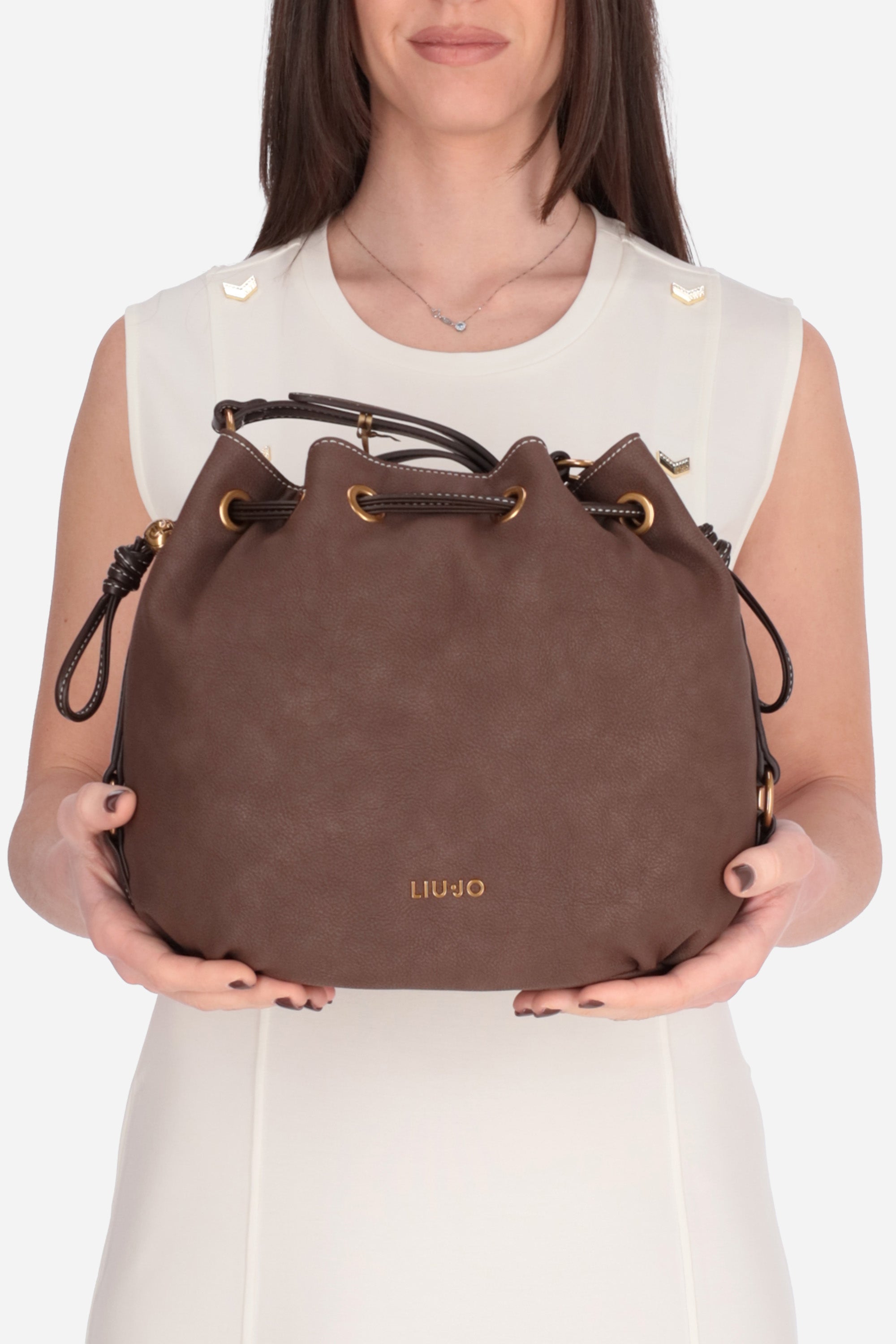 MARRONE | LIU JO - D AA6085E1116 Borsa