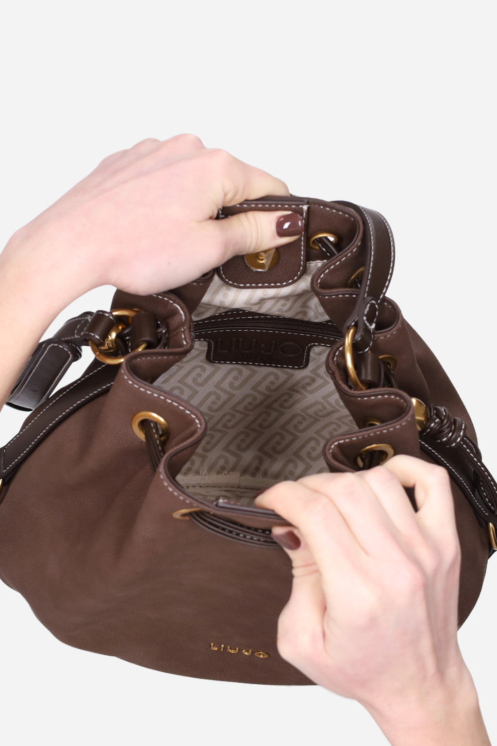 MARRONE | LIU JO - D AA6085E1116 Borsa