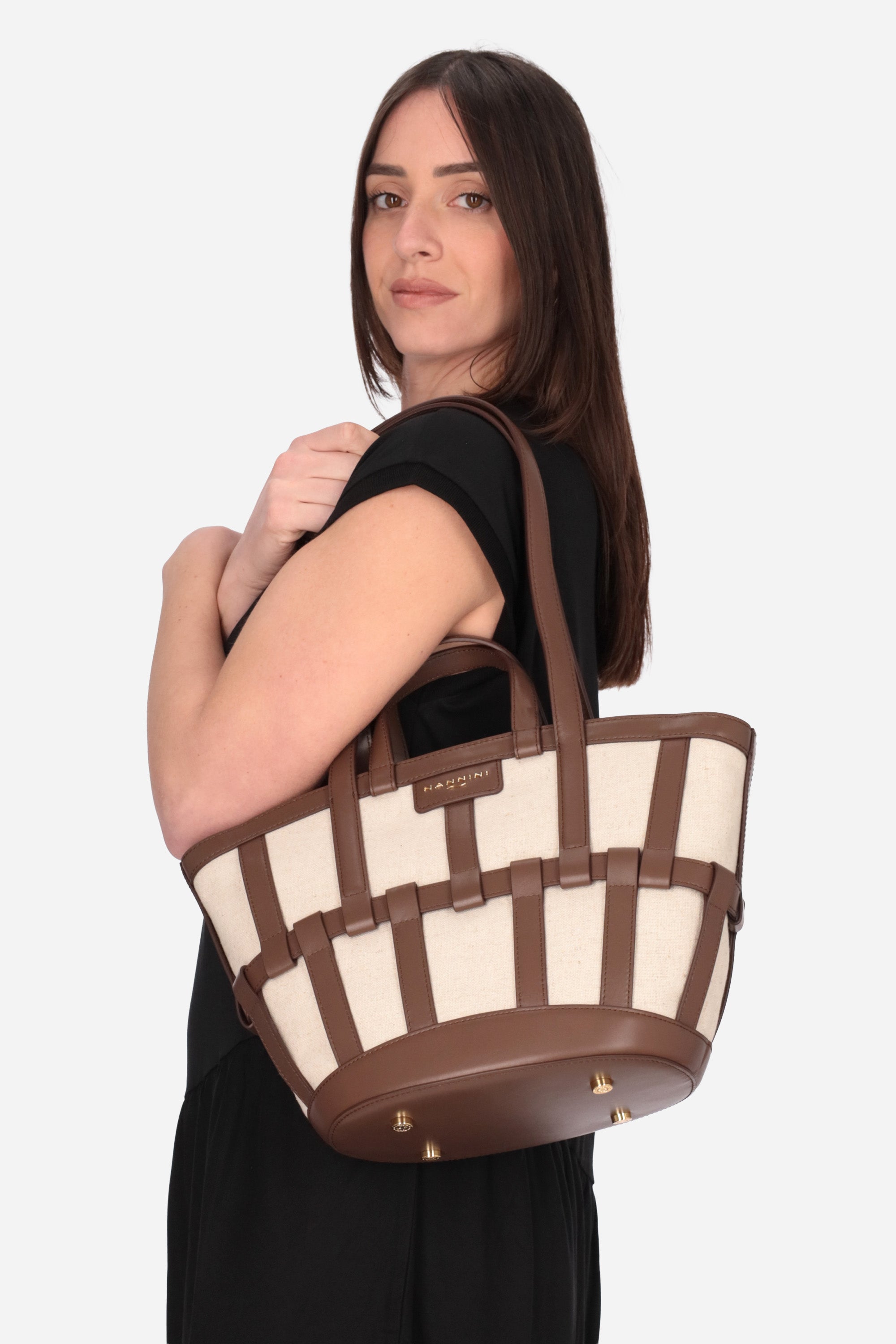MARRONE | NANNINI BORSE - D 19191 Borsa