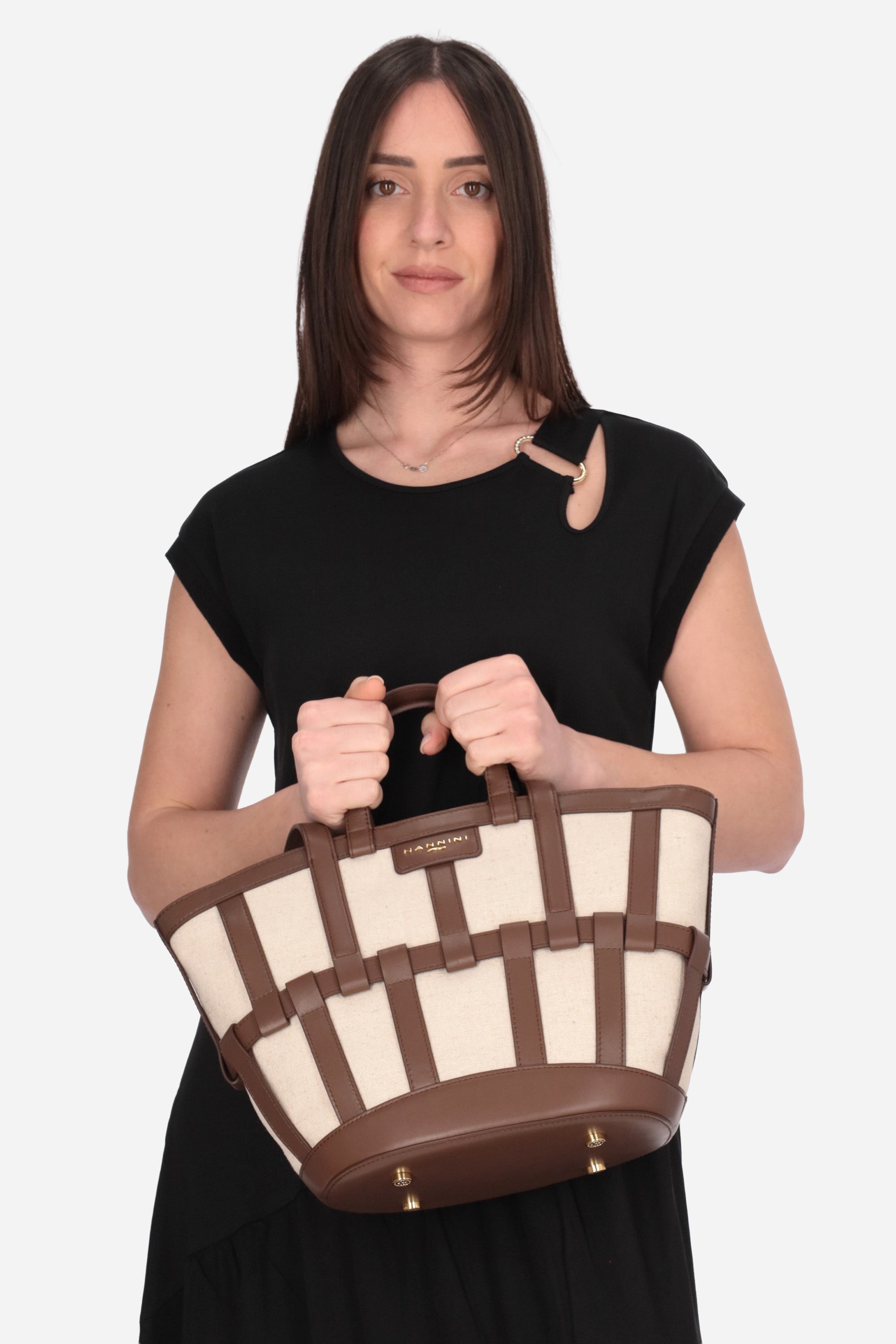 MARRONE | NANNINI BORSE - D 19191 Borsa
