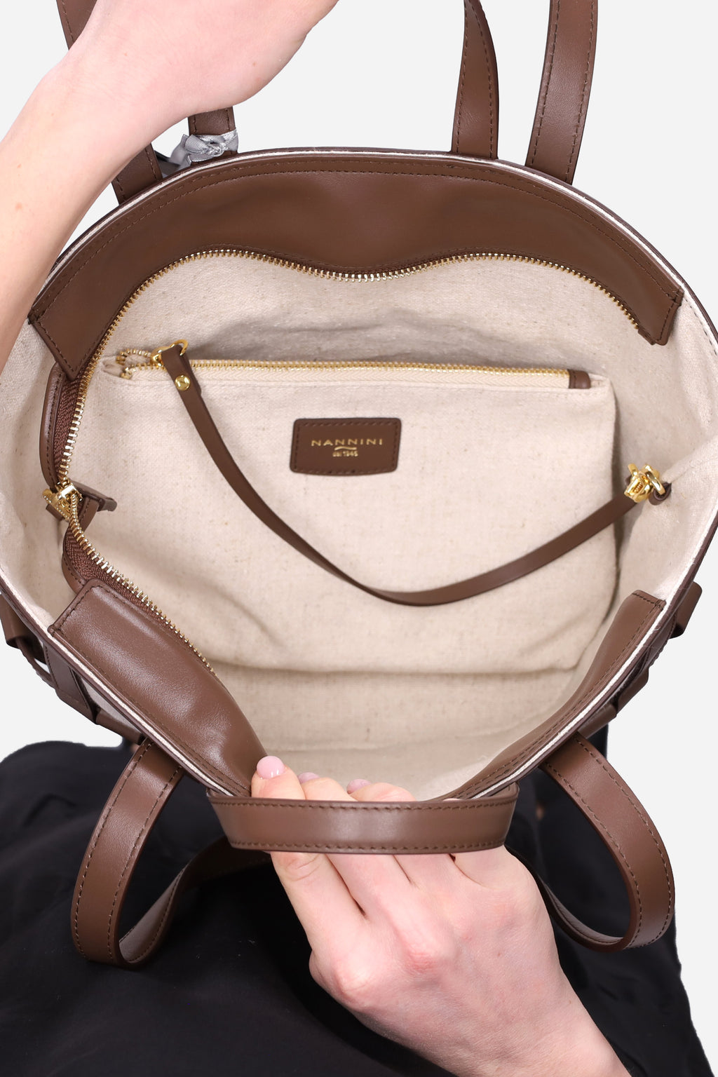 MARRONE | NANNINI BORSE - D 19191 Borsa