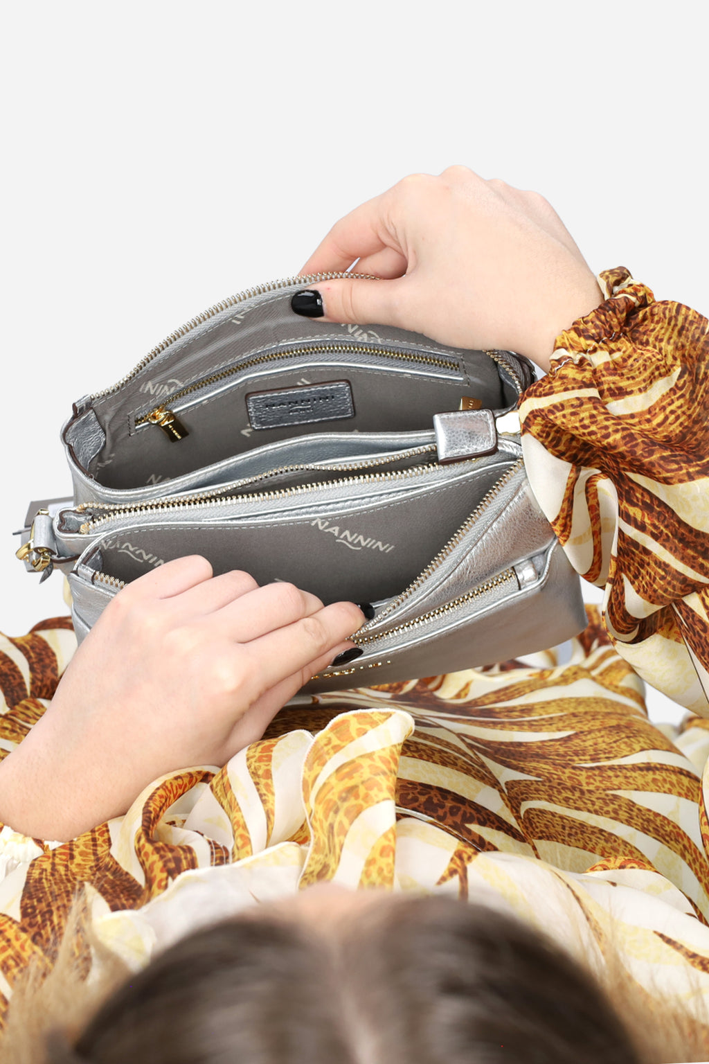 ARGENTO | NANNINI BORSE - D 19135 Borsa
