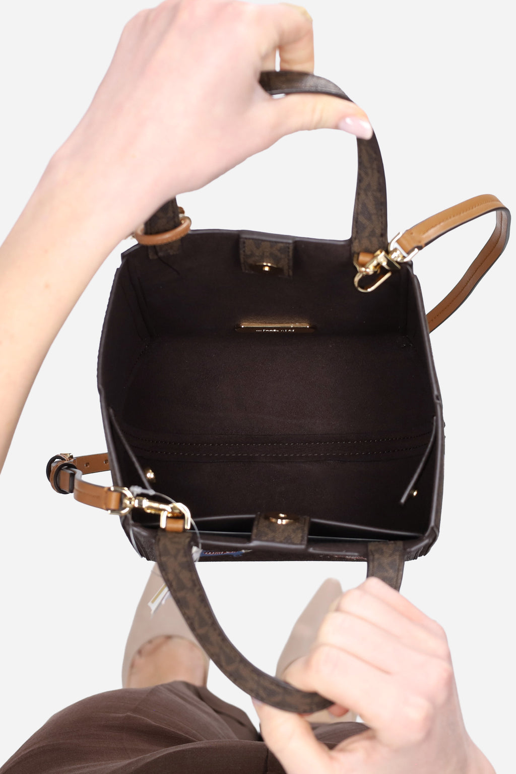 MARRONE | MICHAEL DI MICHAEL KORS - D 30R6G9JT9U Borsa